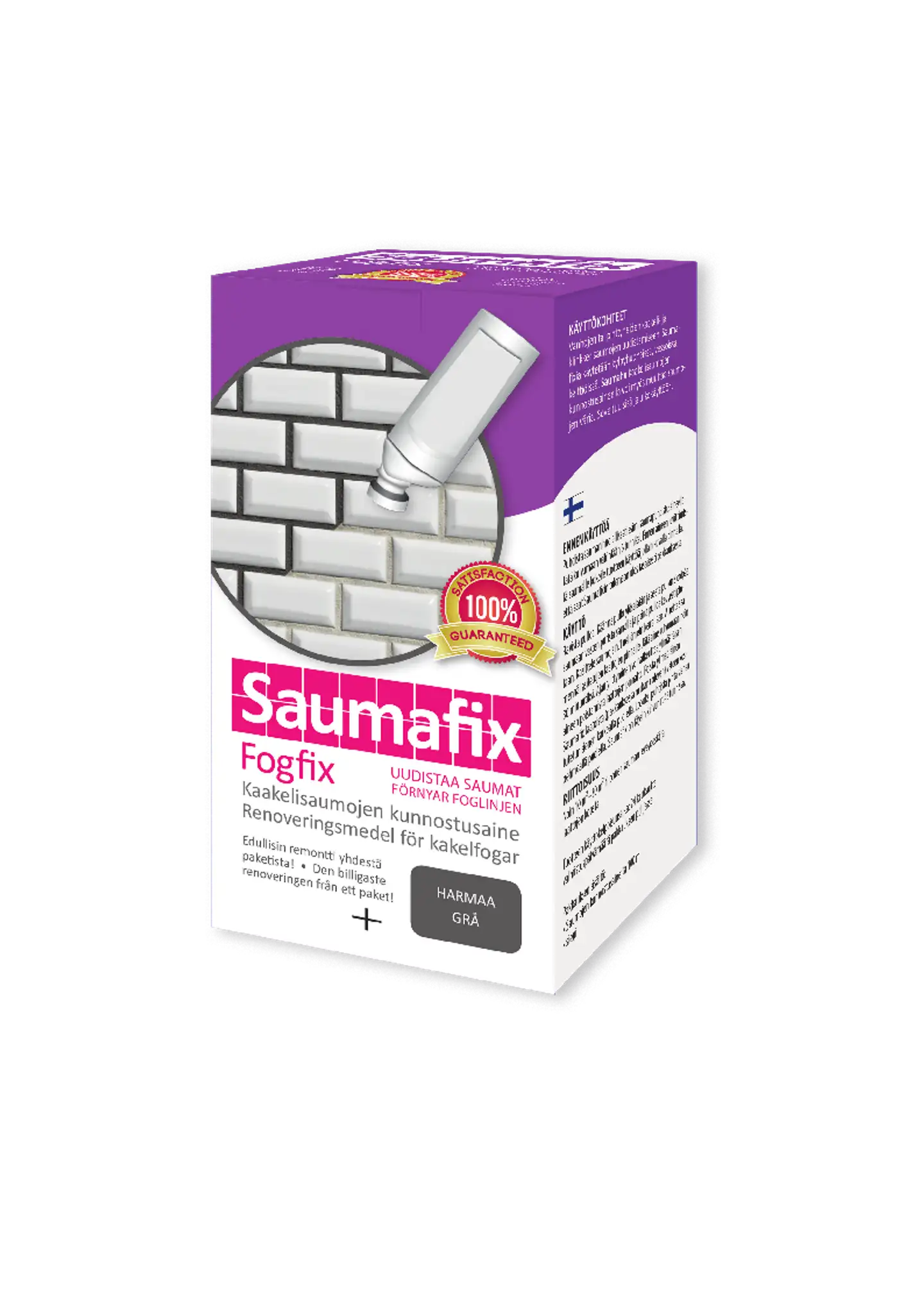 Saumafix Kaakelisauma-aine 100ml harmaa - 2