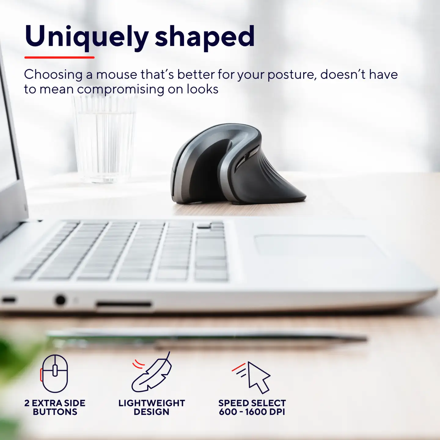 Trust Verro ergonominen langaton hiiri - 9