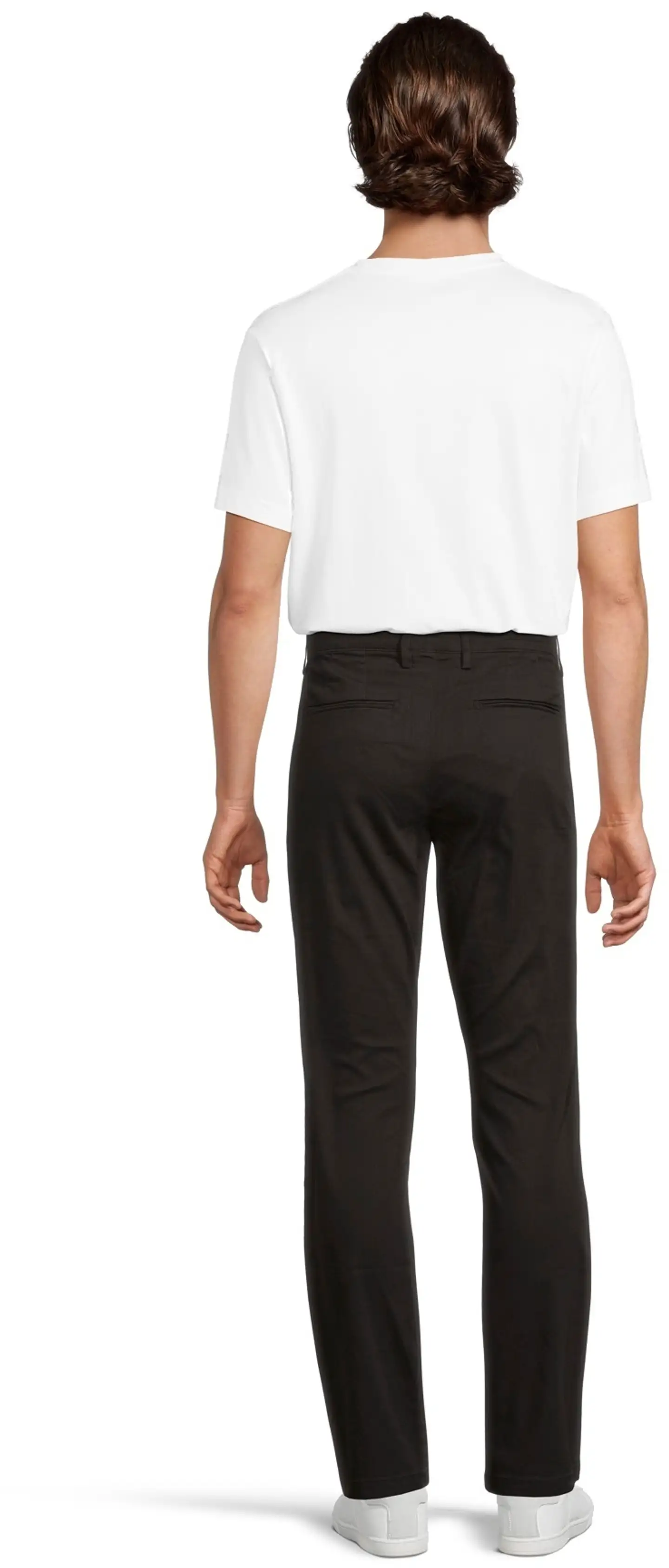 WKLY. miesten kangashousut slim fit 202W382527 - Dark brown - 3