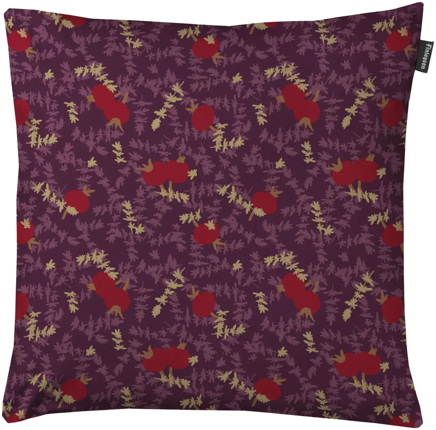 Finlayson koristet.päällinen Ruusunmarja 48x48 luumu - 1