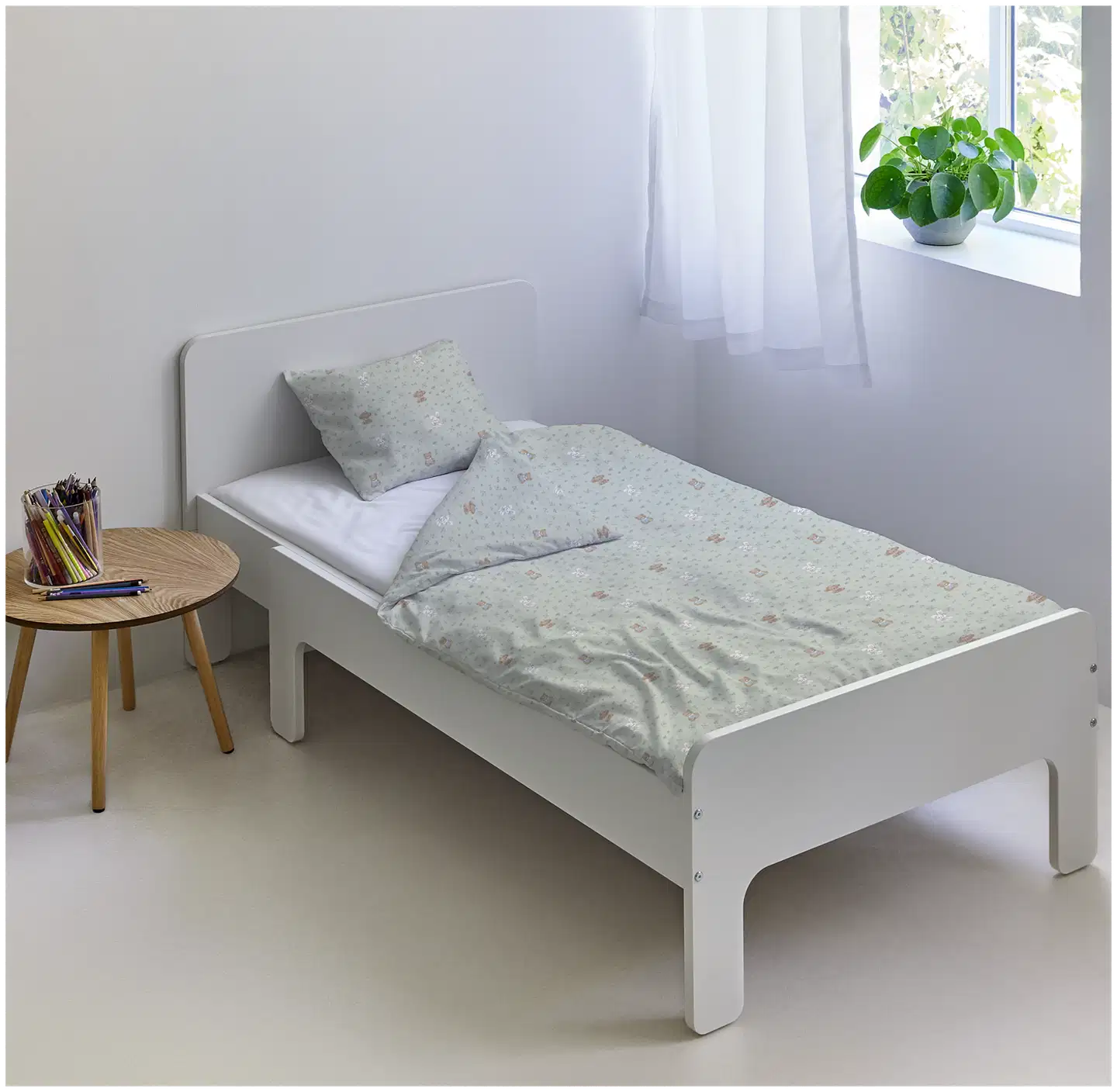 Ciraf vauvan pussilakanasetti Teddy 85x125+35x45 cm - 2