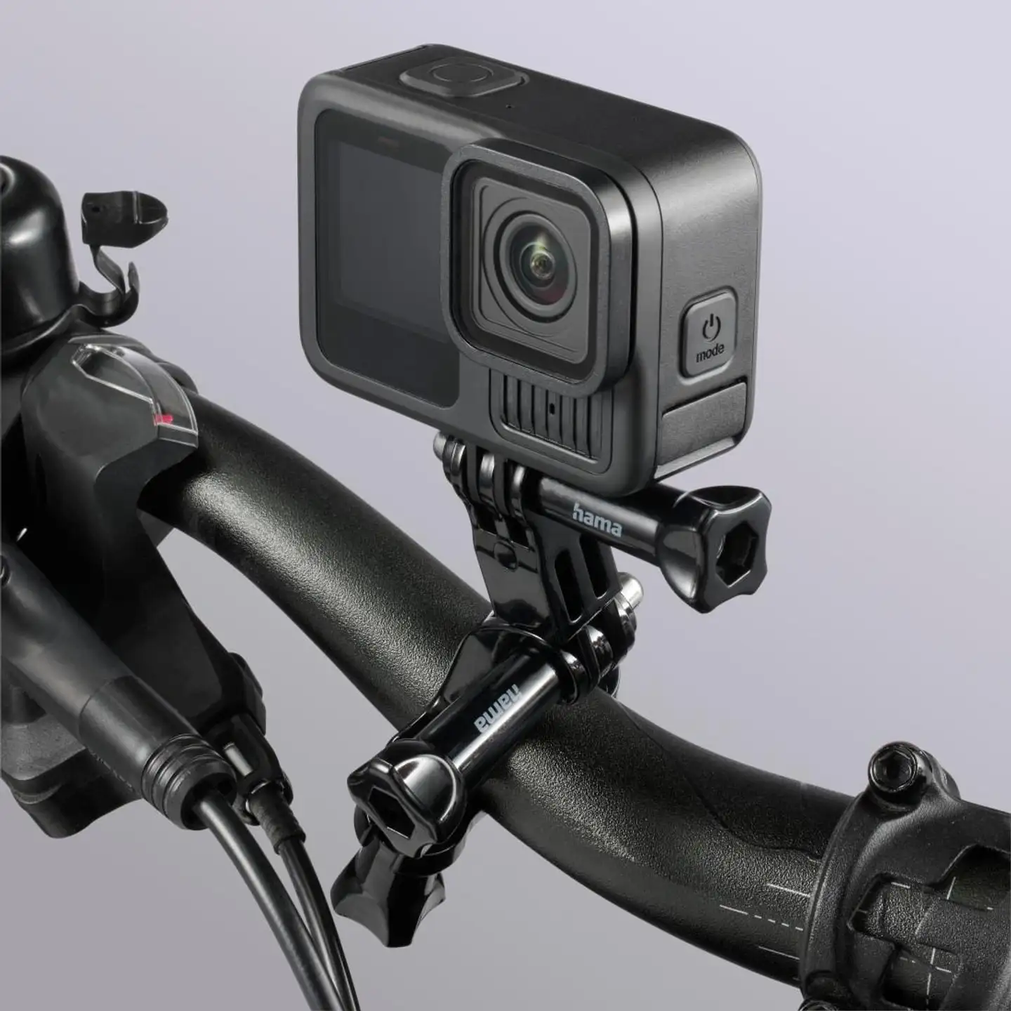 Hama tankokiinnike Small GoPro-kannalla tankoihin halkaisijaltaan 1,6 - 4,0 cm - 5