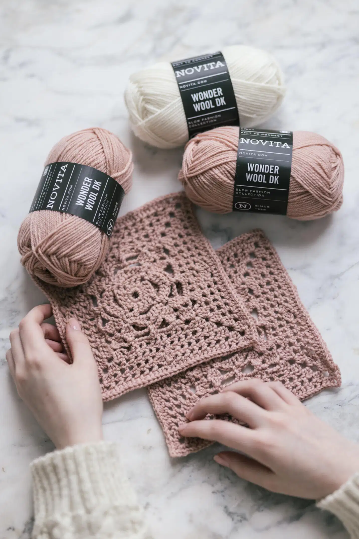 Novita lanka Wonder Wool DK 50g puolukkamehu 5471 - 5