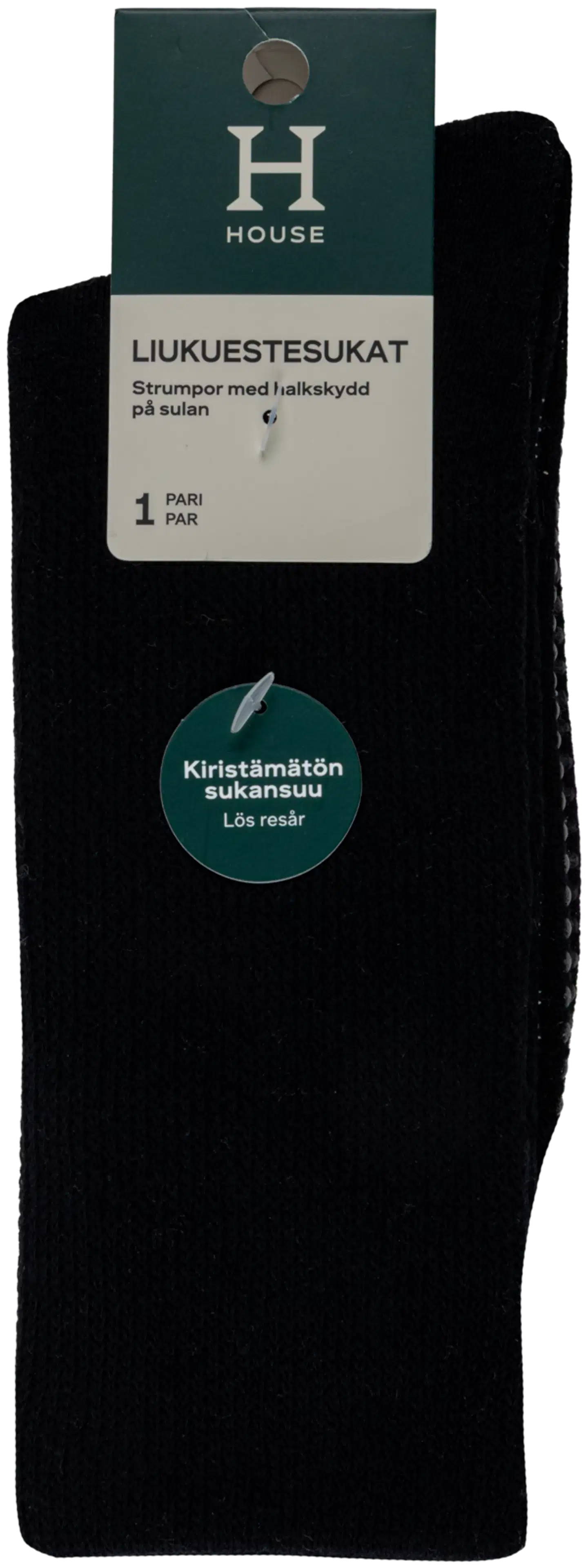 House naisten liukuestesukat 214H322609 - Black - 3