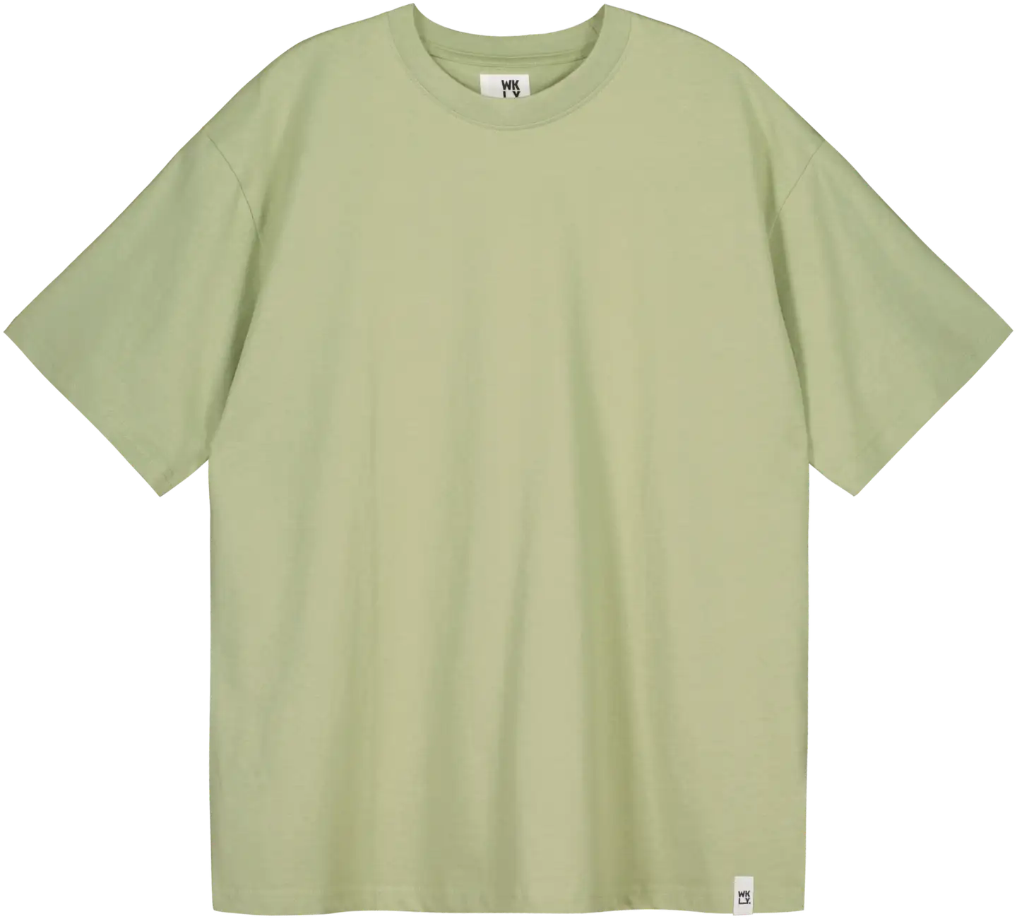 WKLY. miesten t-paita oversize 195W482406 - Sage Green