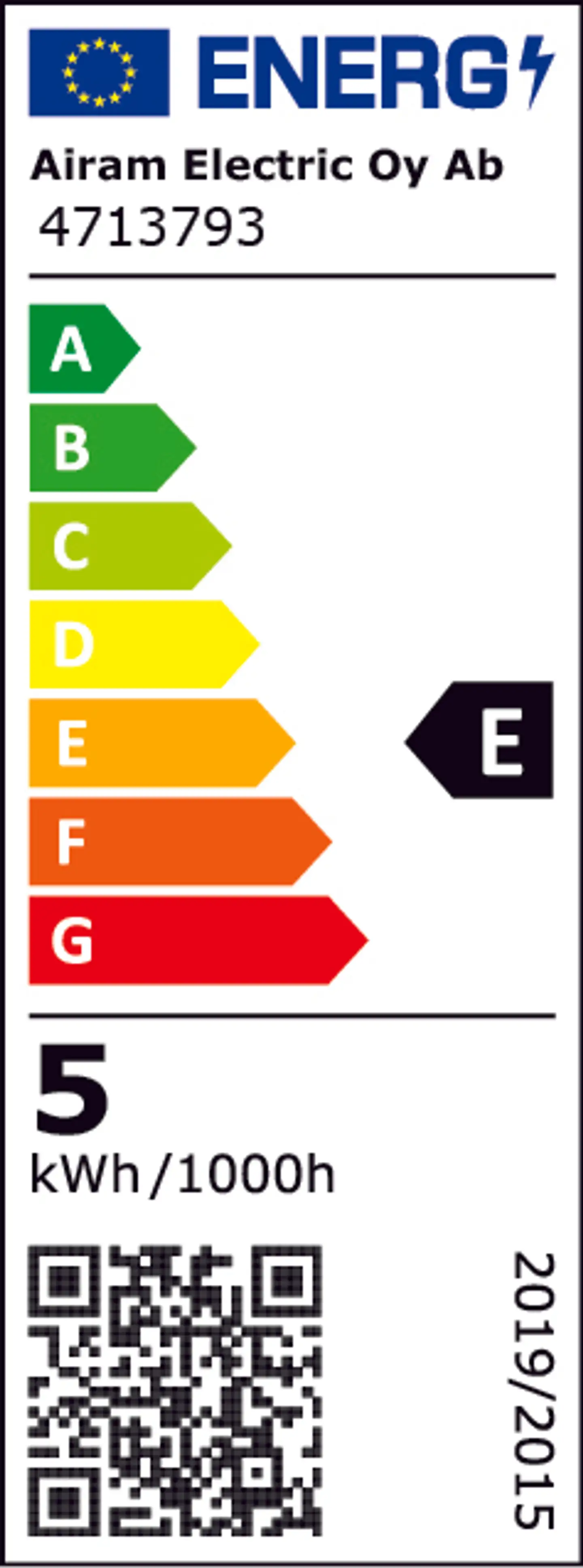 Airam Led päivänvalo PAR16 4,5W GU10 6500K - 3