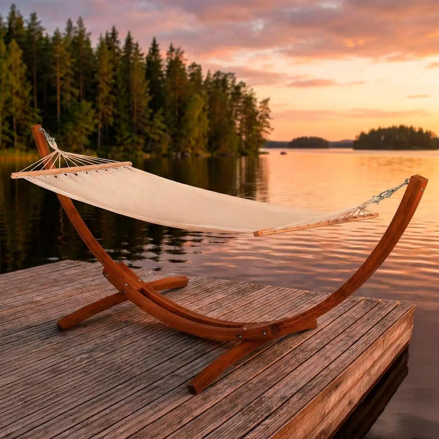 Lykke riippumatto telineellä premium - 4