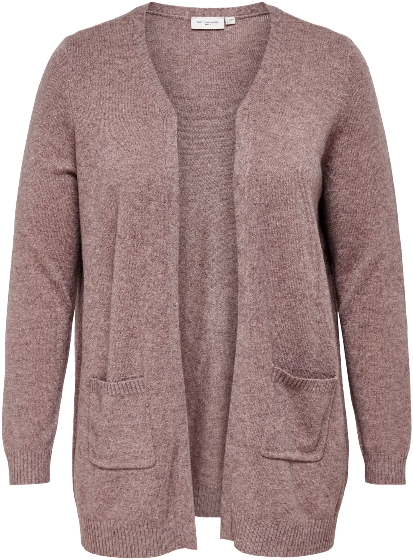 ONLY CARMAKOMA naisten neuletakki Caresly - Rose Brown - 1