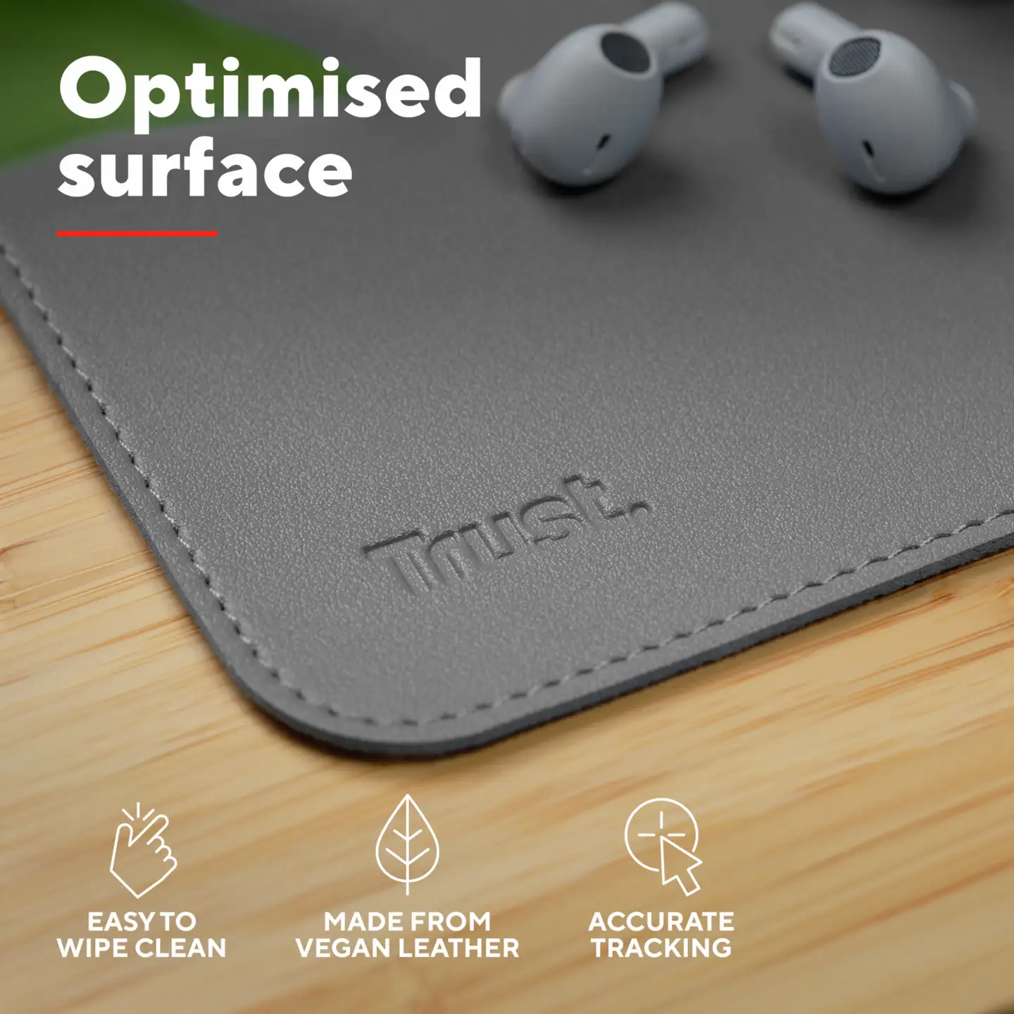 Trust Benya hiirimatto XXL harmaa - 6