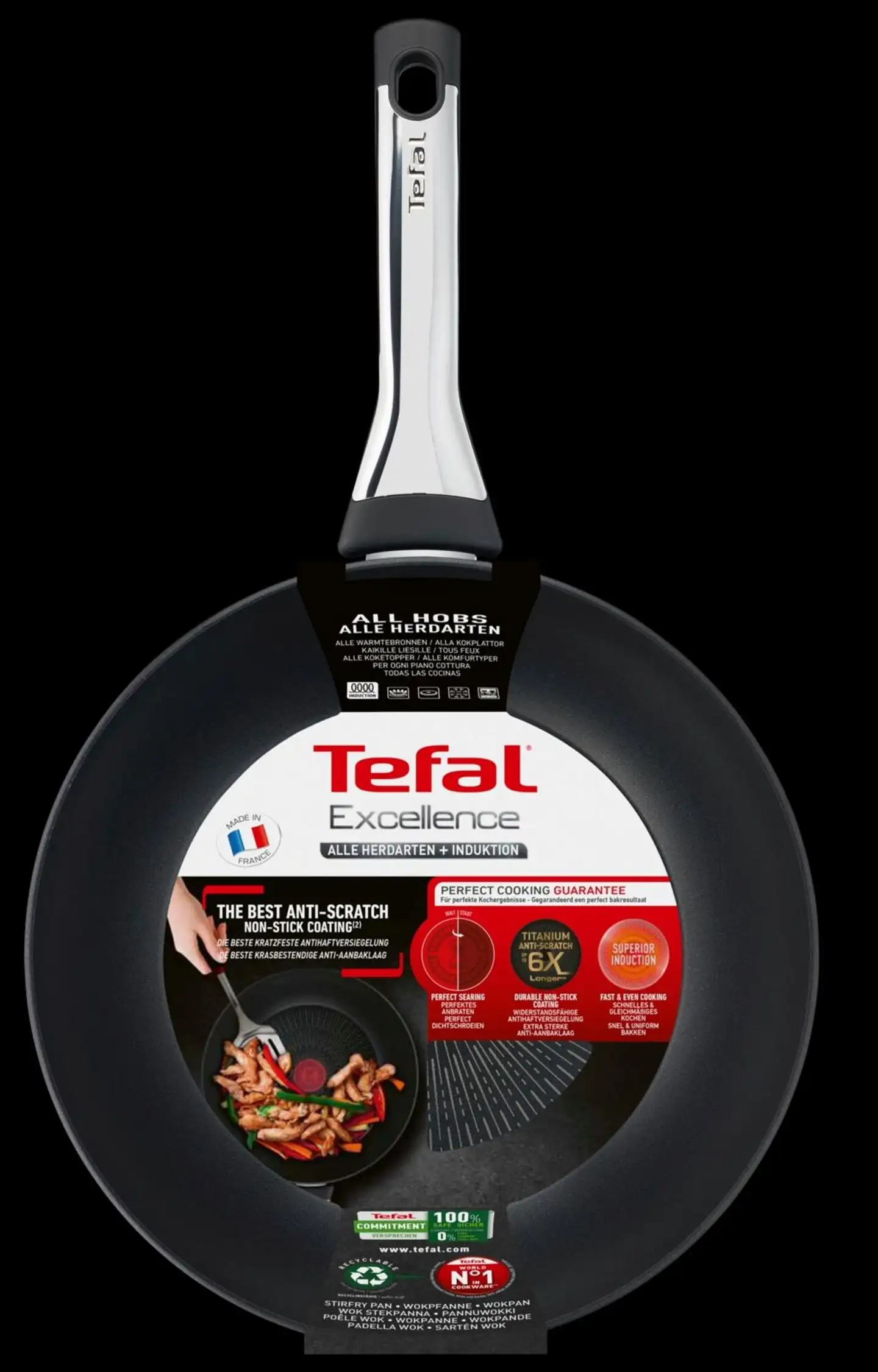 Tefal Excellence wokkipannu 28 cm - 3