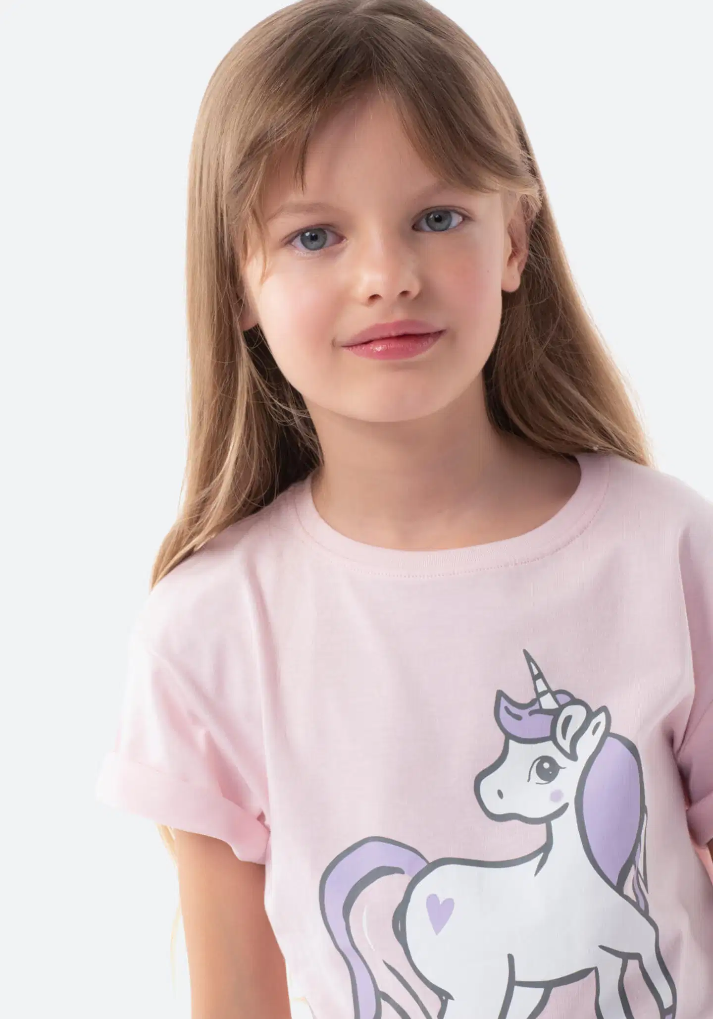 TEX BASIC lasten t-paita yksisarvinen I276629 - pink light - 5