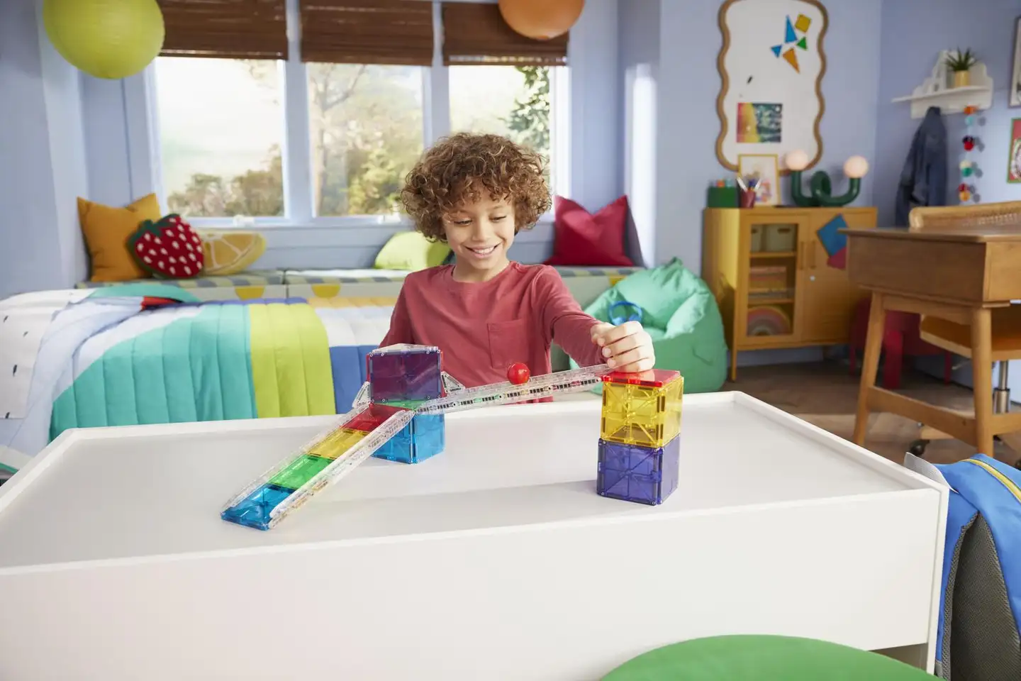 MAGNA-TILES® Rail Racer Small -kuularata 33 osaa magn. rak.sarja - 5