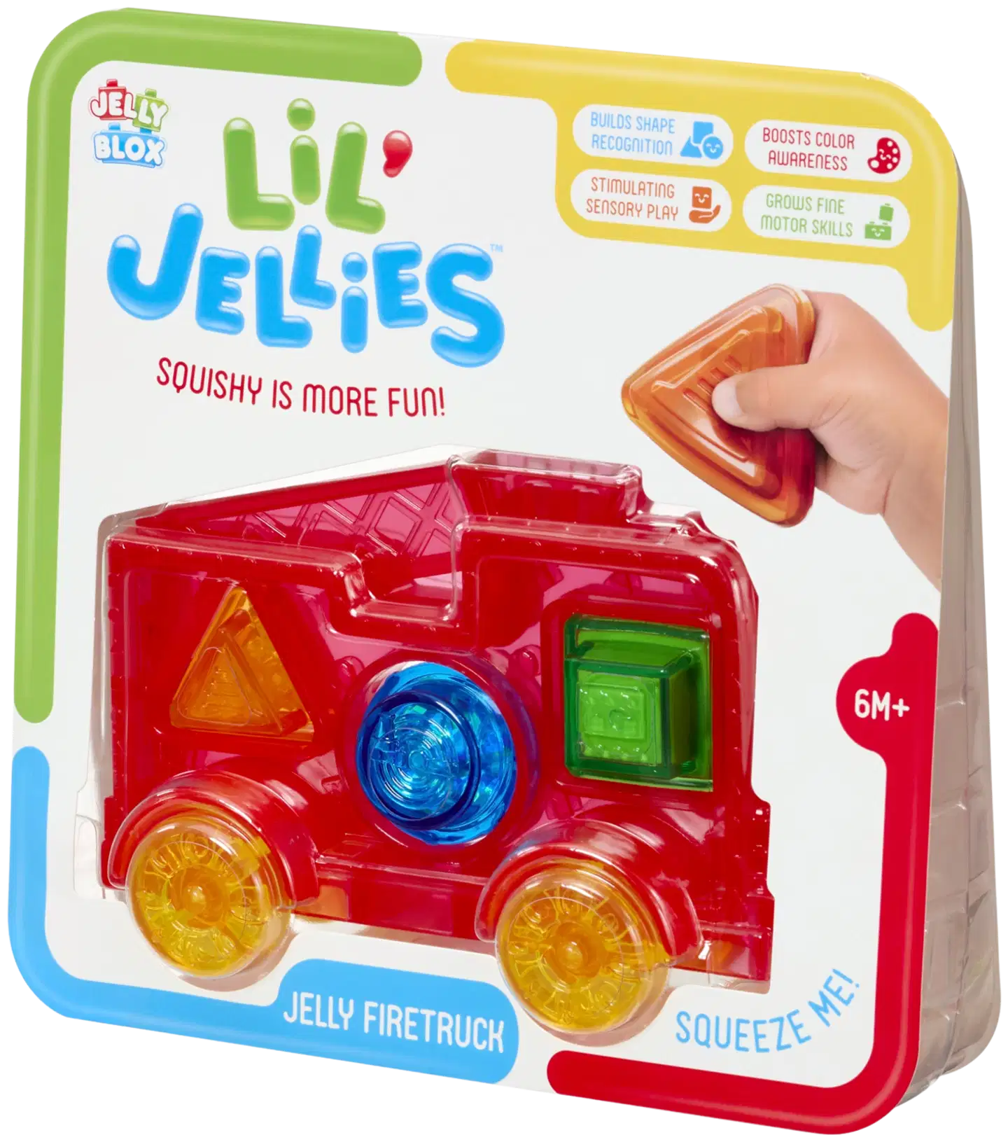 Jelly Blox Lil' Jellies Jelly Fire Truck -vauvalelu - 6