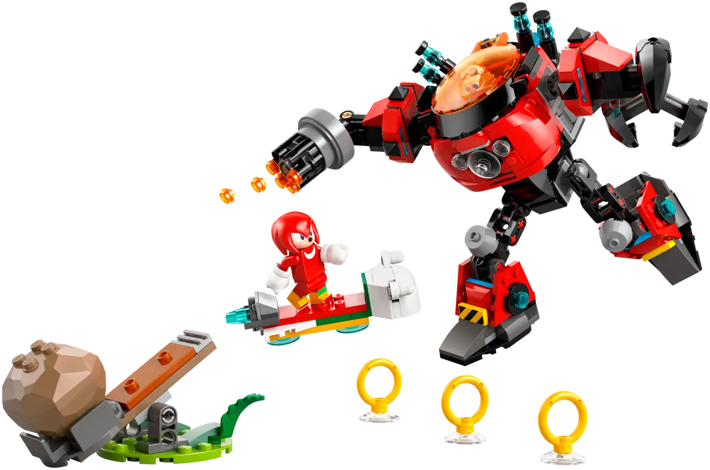 LEGO Sonic 77005 Knuckles vastaan Dr. Eggman ja Egg Crusher robotti - 4