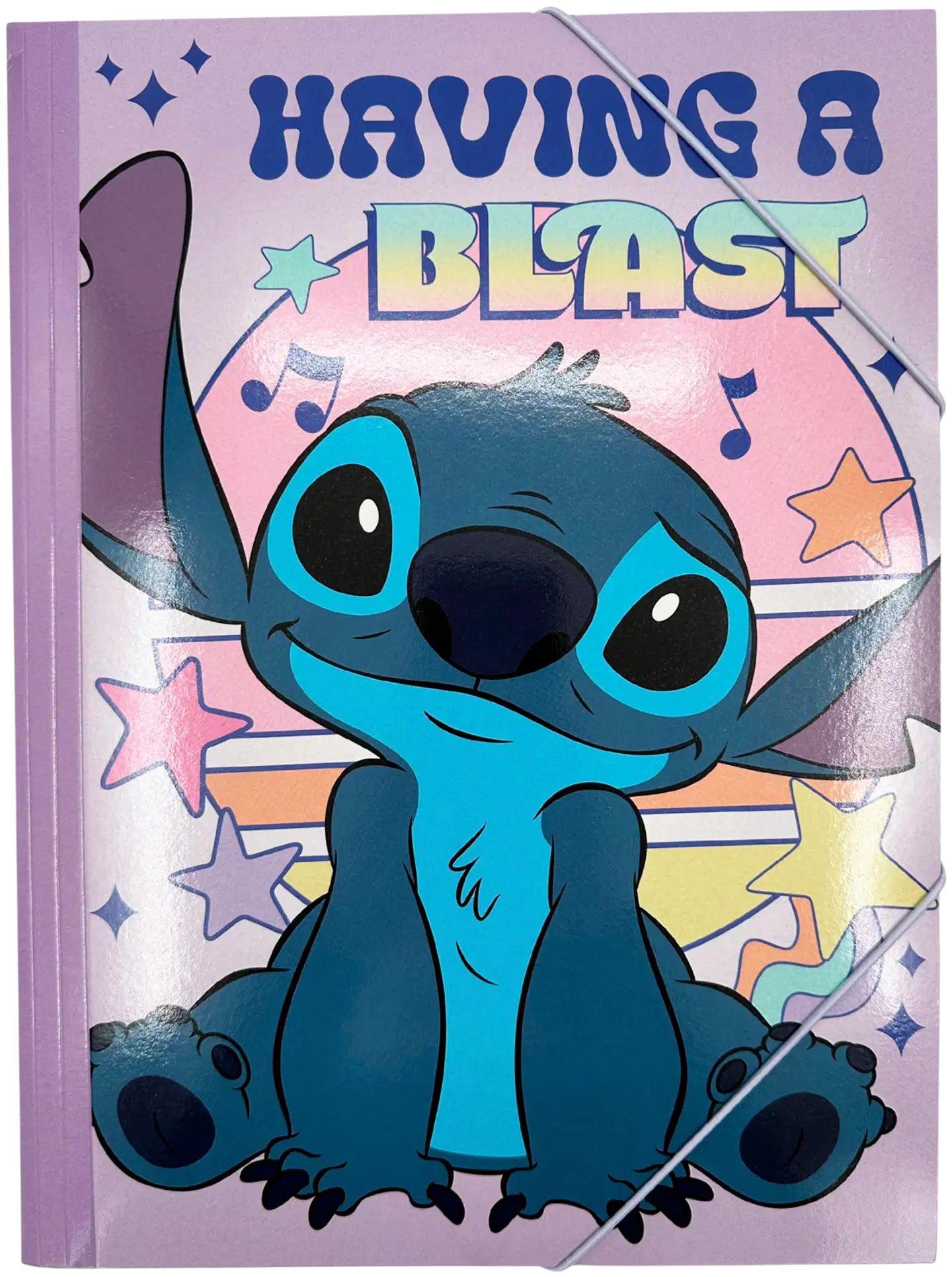 Stitch kulmalukkokansio
