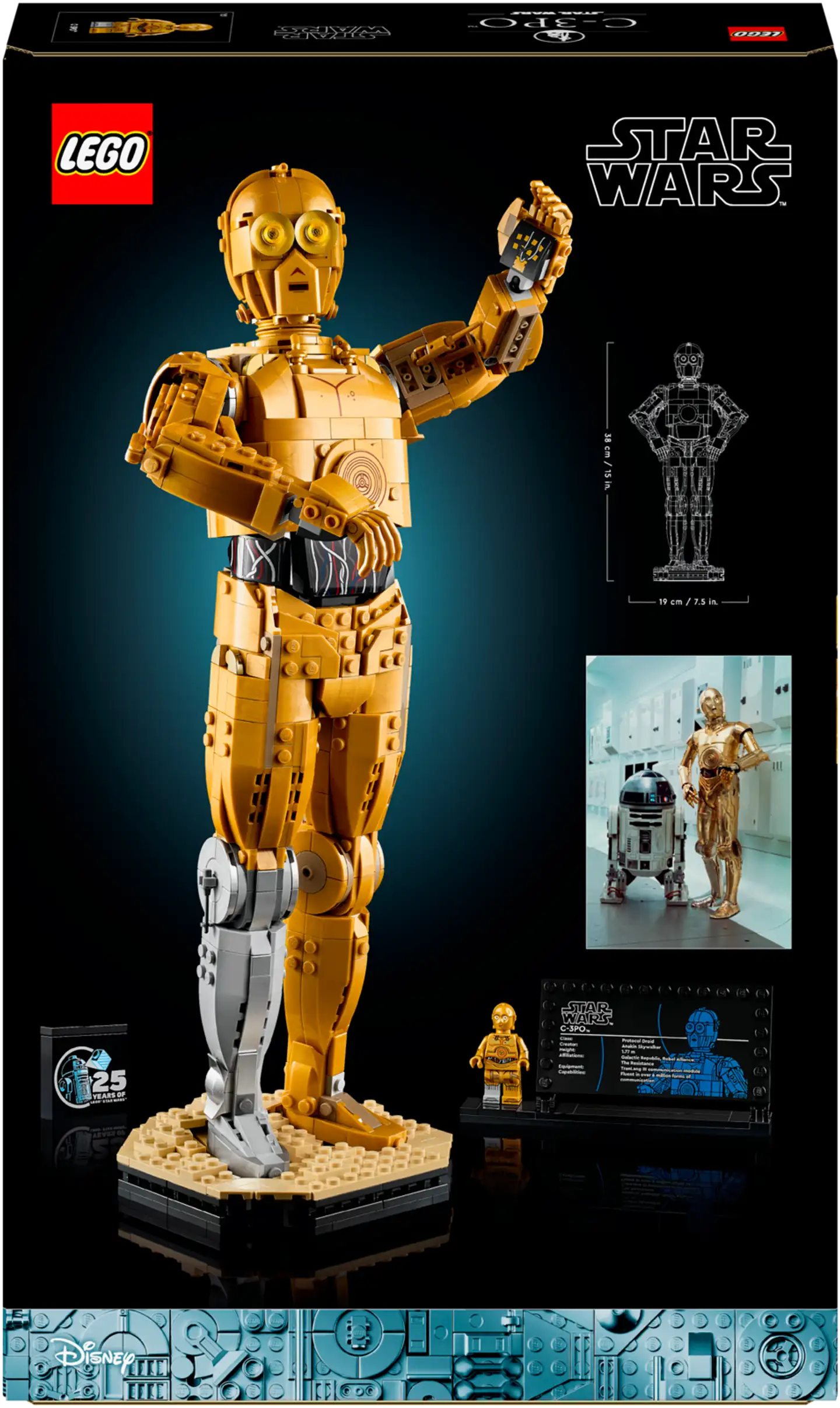 LEGO® Star Wars™ 75398 - C-3PO™ rakennettava droidihahmo - 3