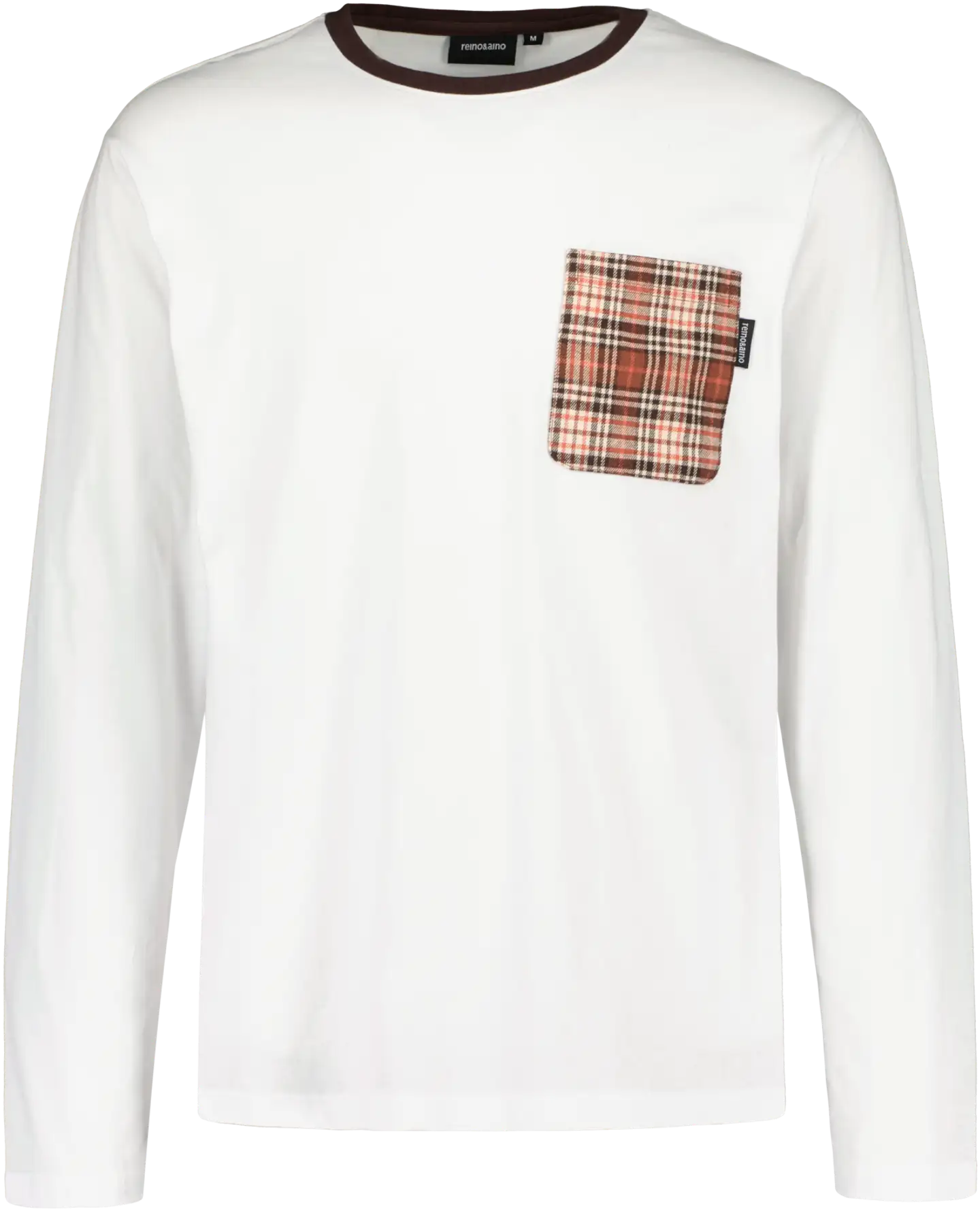 Reino&Aino miesten pyjama Reino - White/brown - 2
