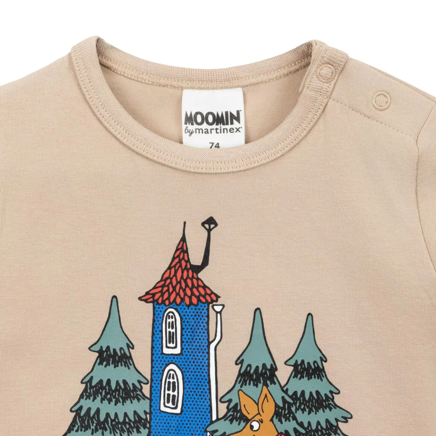 Moomin by Martinex vauvojen paita Pihajuhla 590082 - BEIGE - 2