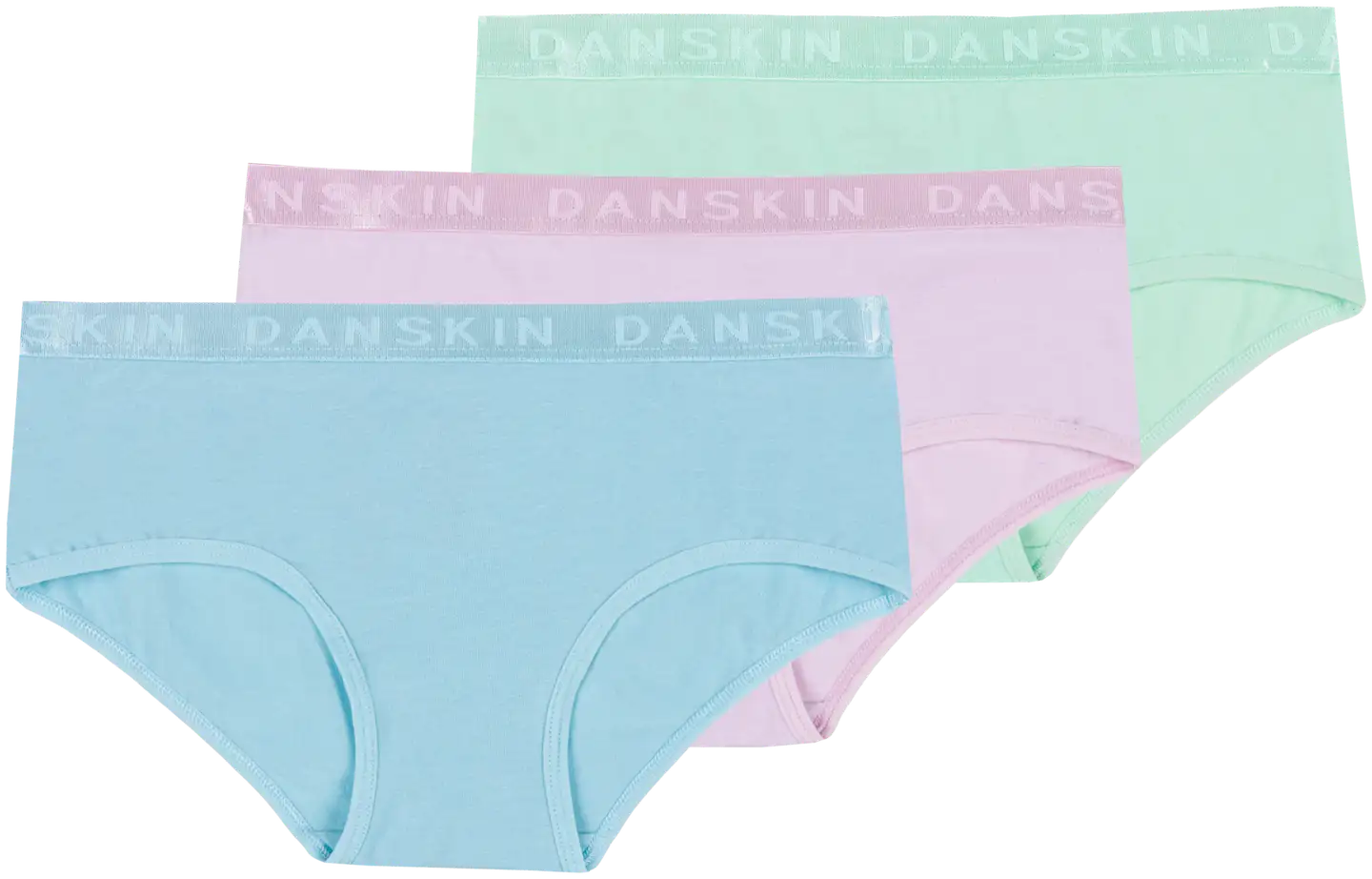 Danskin lasten hipsterit 61310 3-pack - skyride/orchid tint/dusty aqua - 1