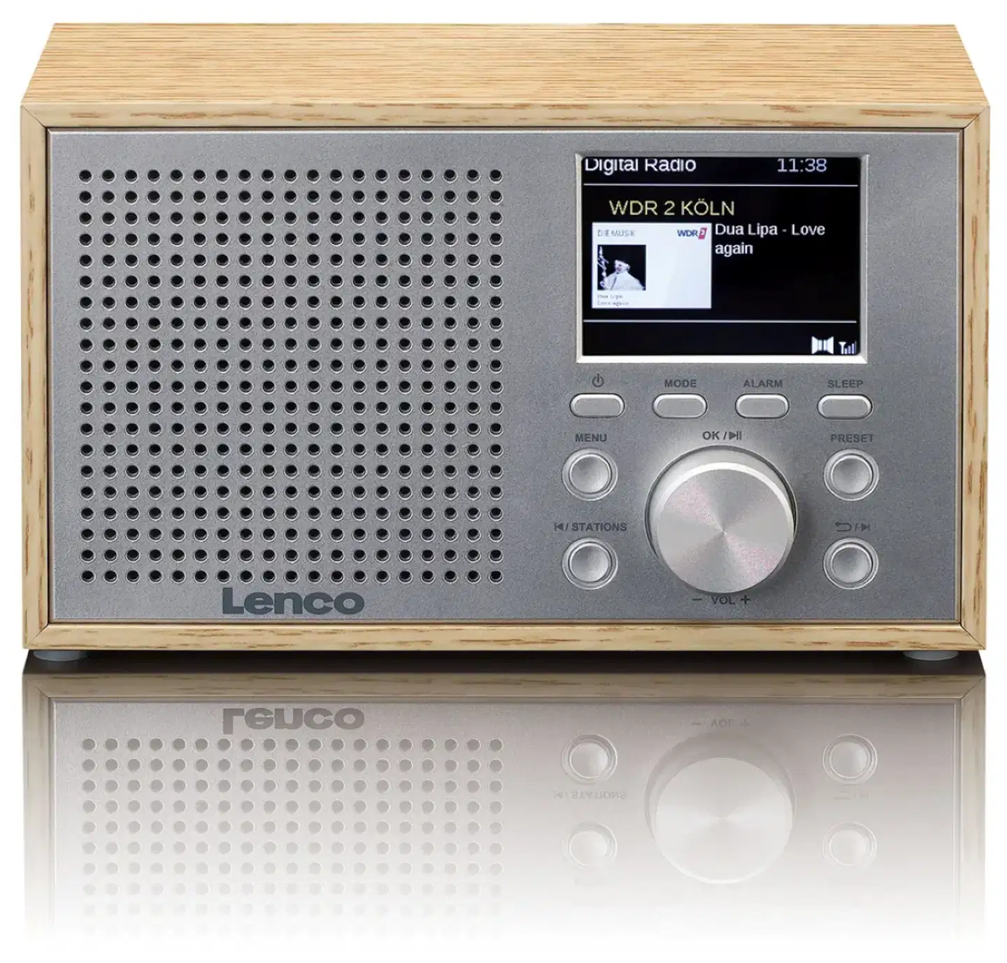 Lenco dab+‑radio DAR-017WH, puu - 1