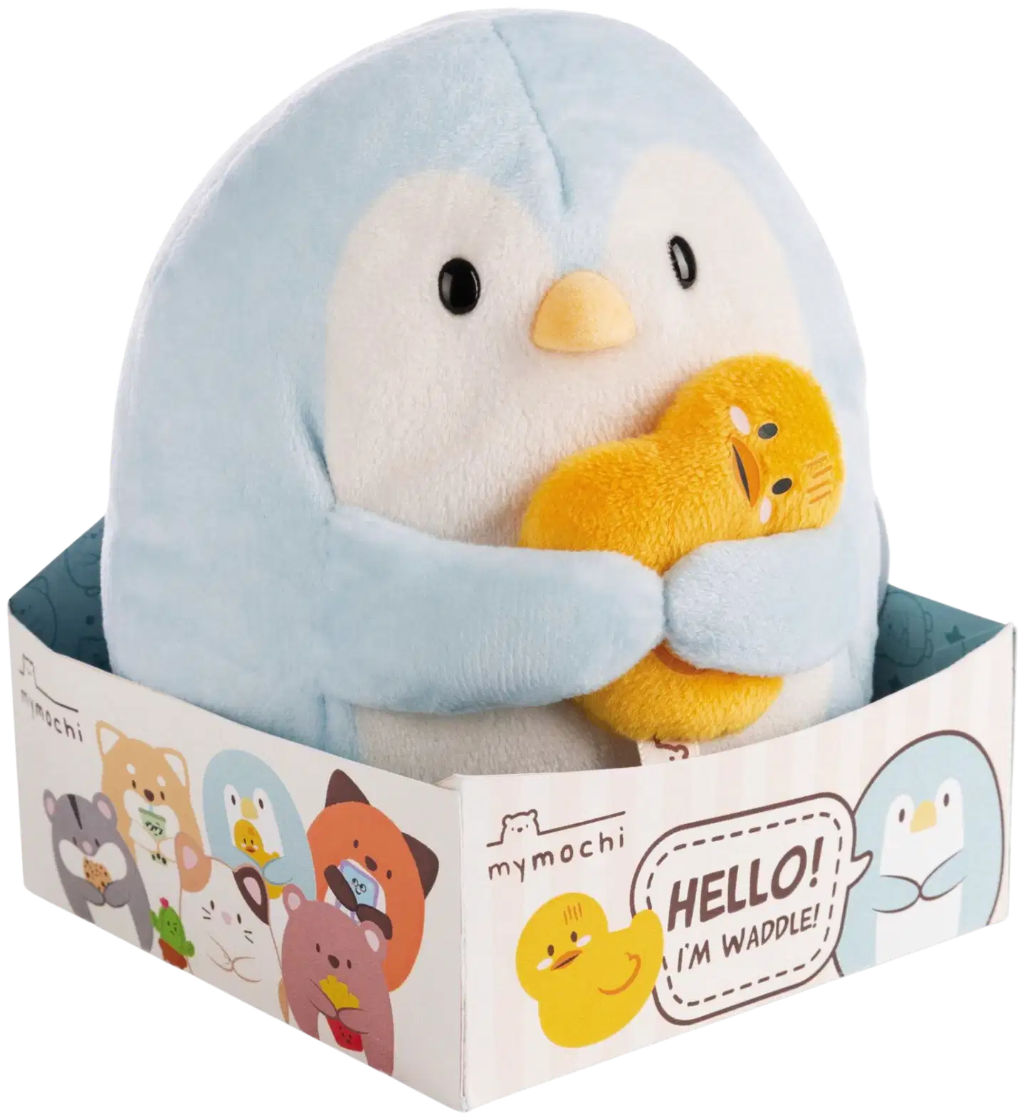 Mymochi pehmolelu Penguin Waddle lahjalaatikossa 16 cm - 1
