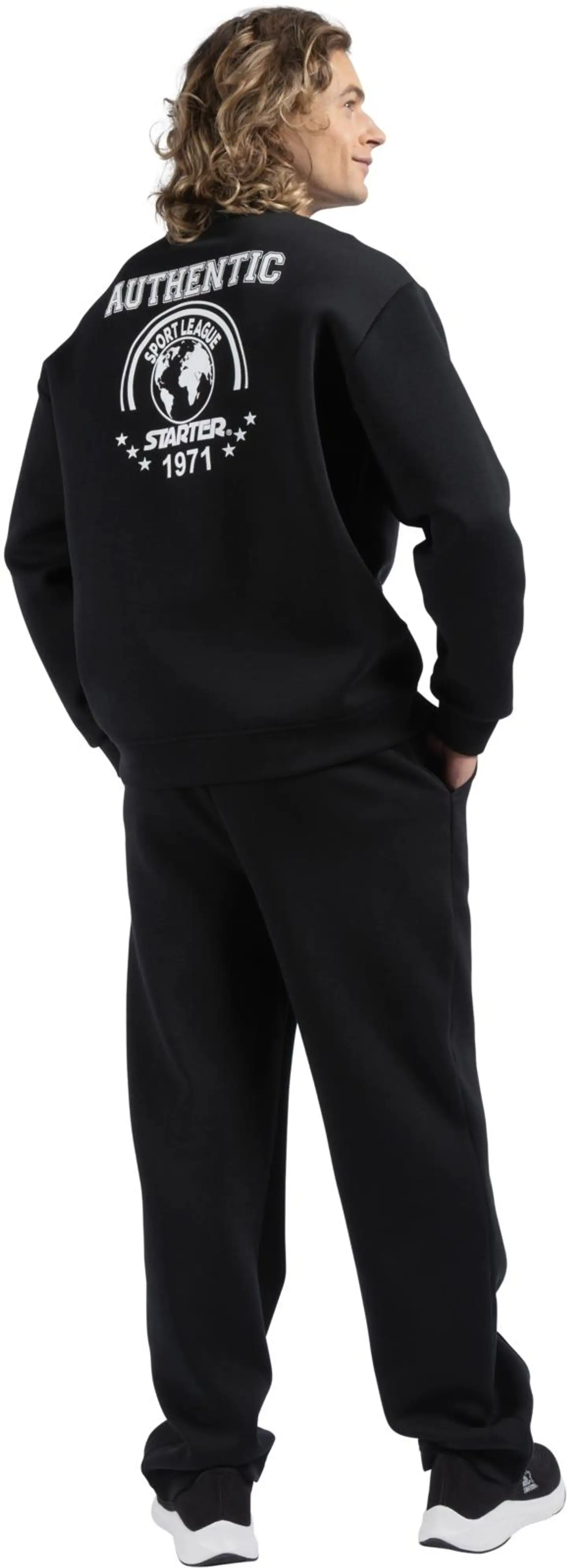 Starter miesten collegepusero SCMS2611 Scuba - BLACK - 5