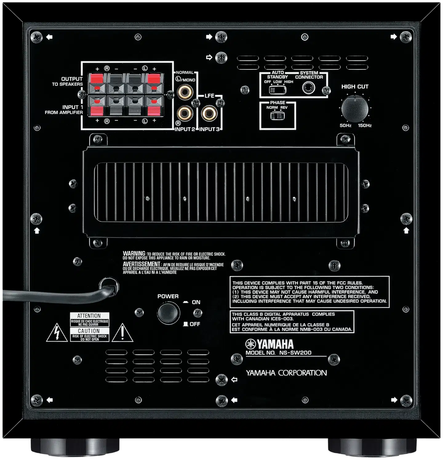 Yamaha subwoofer NS-SW200PB - 2