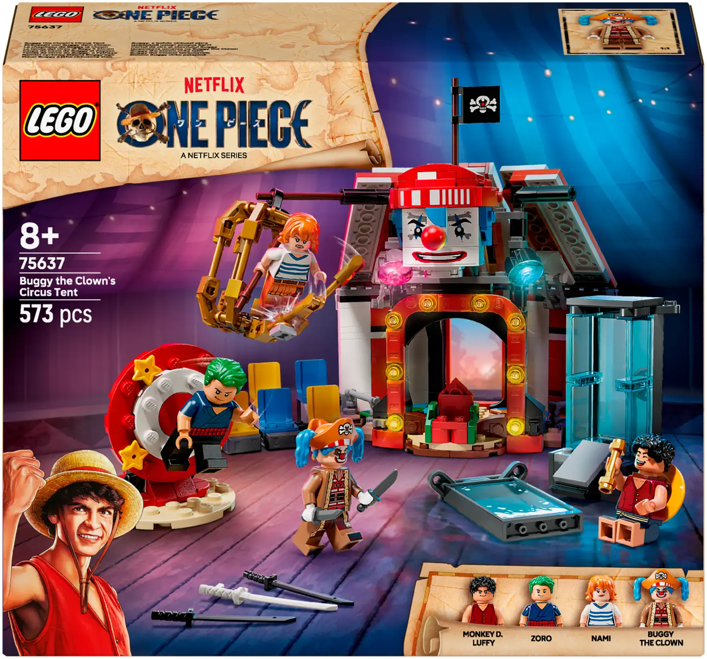 LEGO® ONE PIECE 75637 Buggy-klovnin sirkusteltta - 3