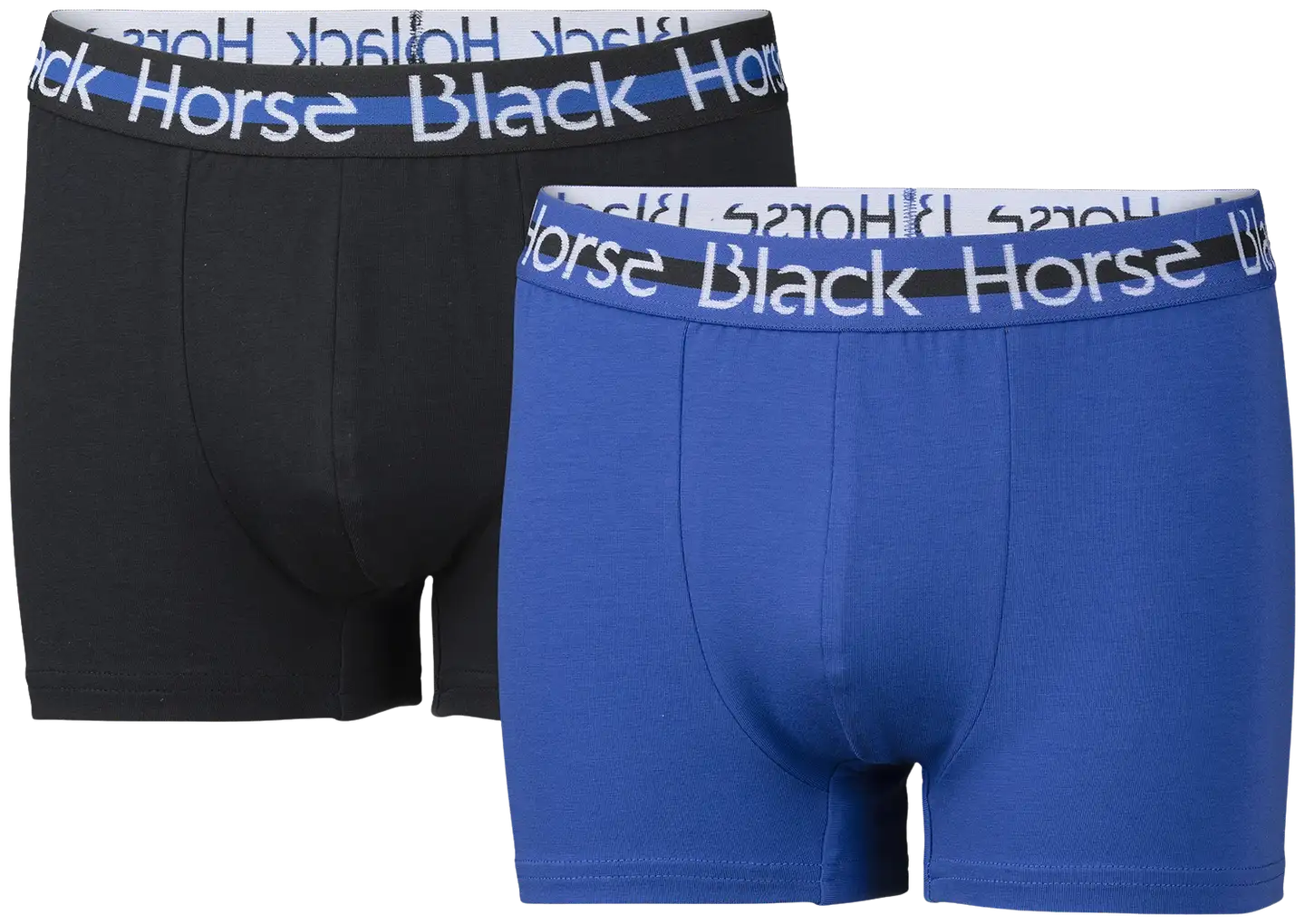 Black Horse lasten bokserit 2-pack J039 - Blue and Black - 1