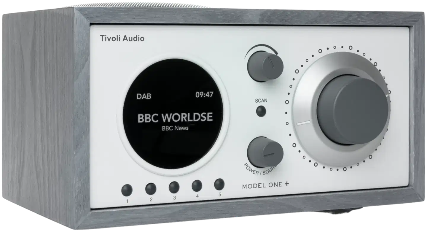 Tivoli Audio DAB+/FM-pöytäradio Model One+ harmaa/valkoinen - 2