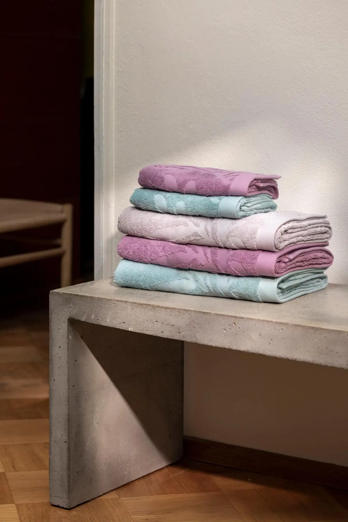 Pentik Hetki kylpypyyhe 70x140 cm vaaleanvioletti - 4