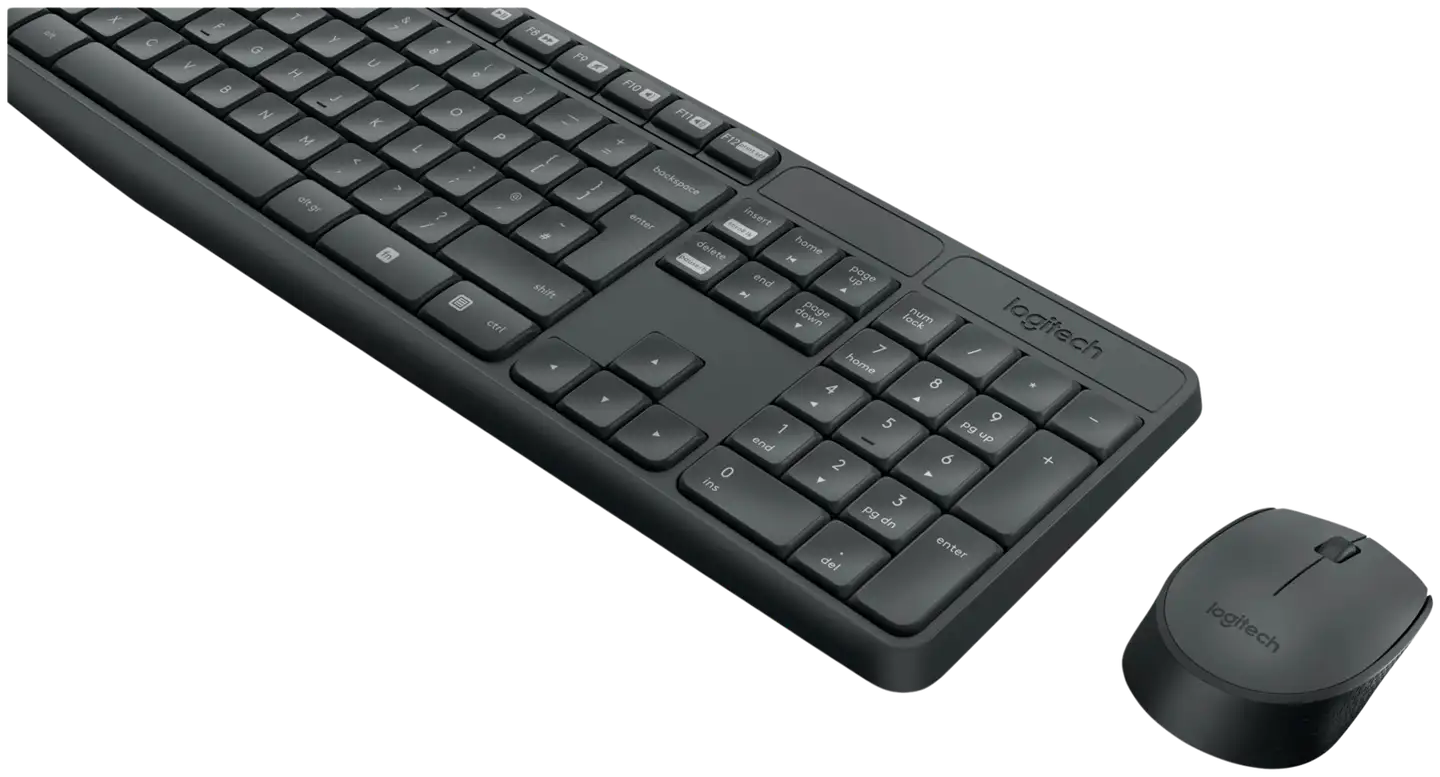 Logitech hiiri ja näppäimistö langattomat MK235 musta - 3