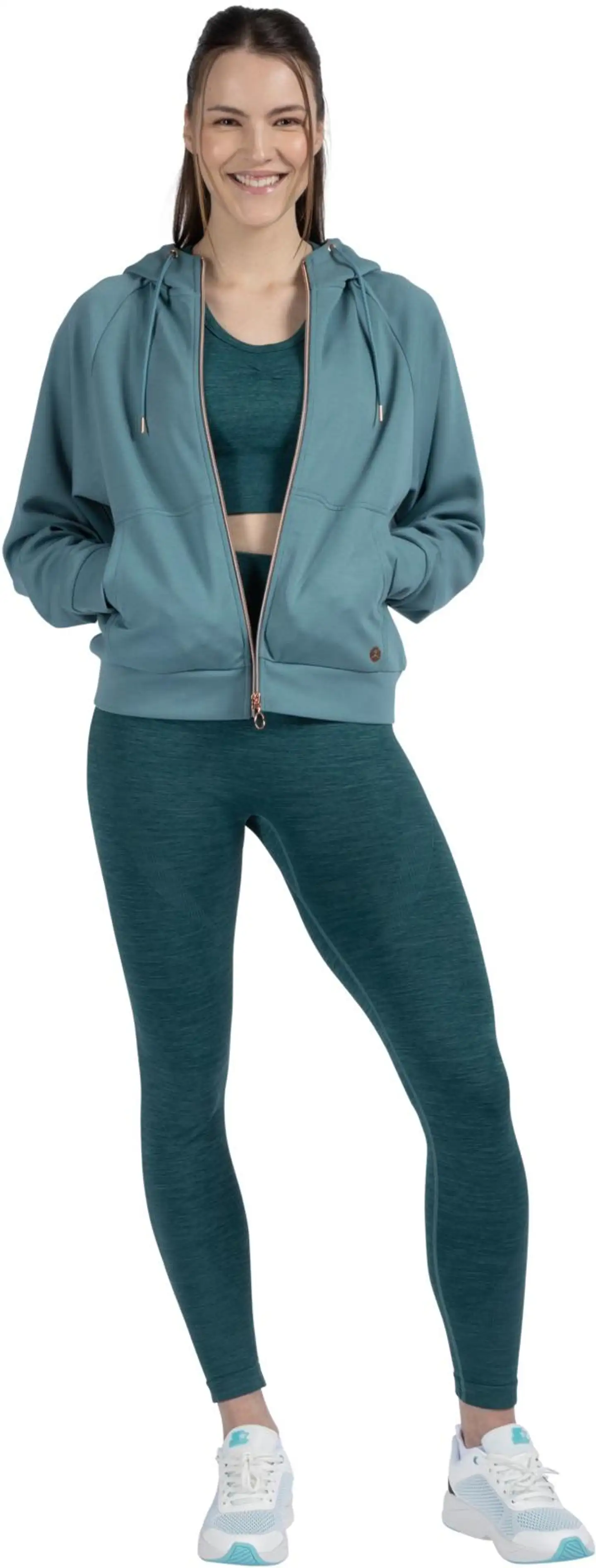 Danskin naisten saumattomat treenitrikoot DPS2511 - Deep Teal - 11