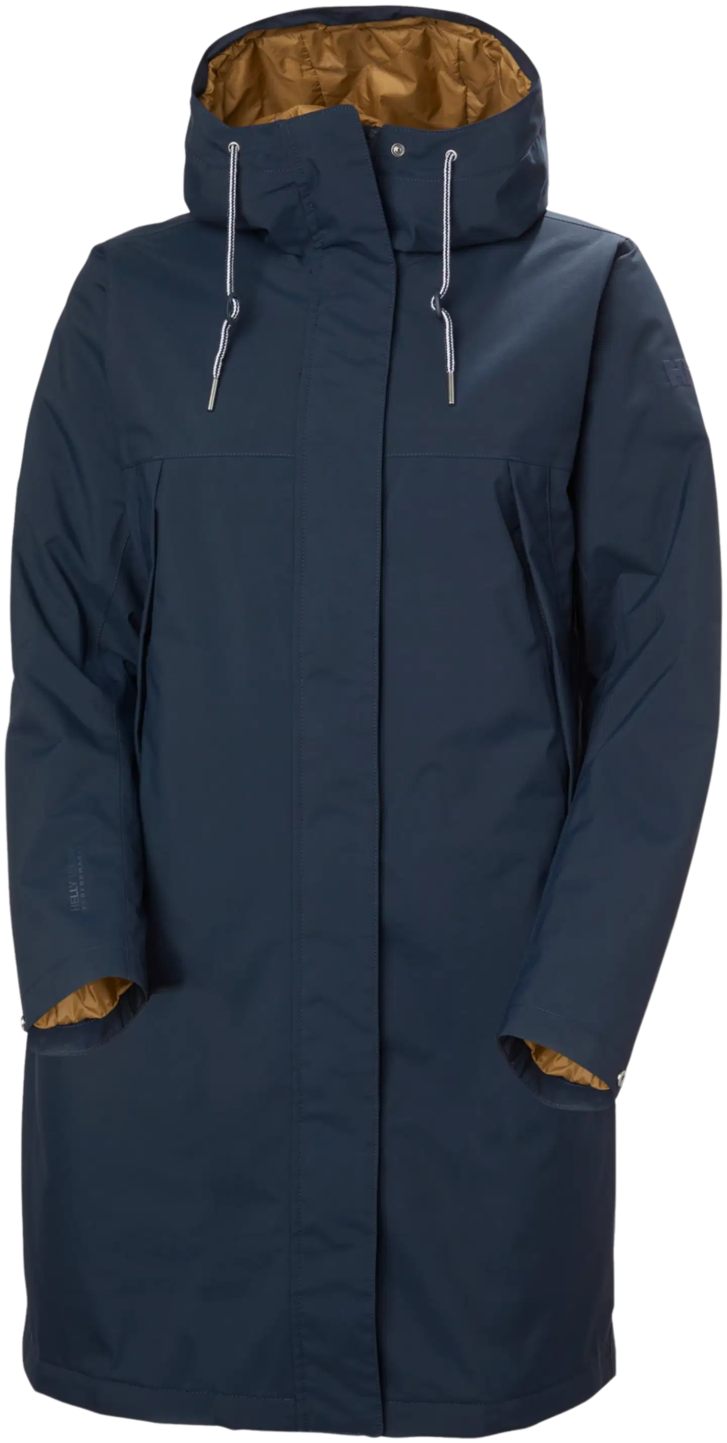 Helly Hansen naisten kevytvanu parkatakki Hvaler Ins Raincoat 54487 - Navy - 1