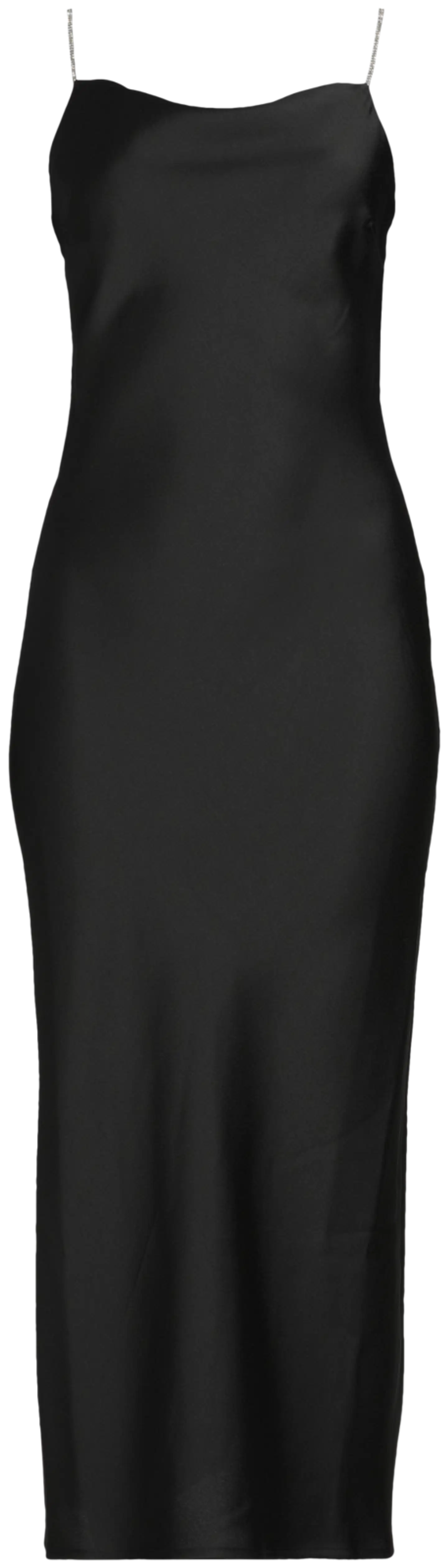 WKLY. naisten pitkä satiinimekko 218W382699 - black - 2