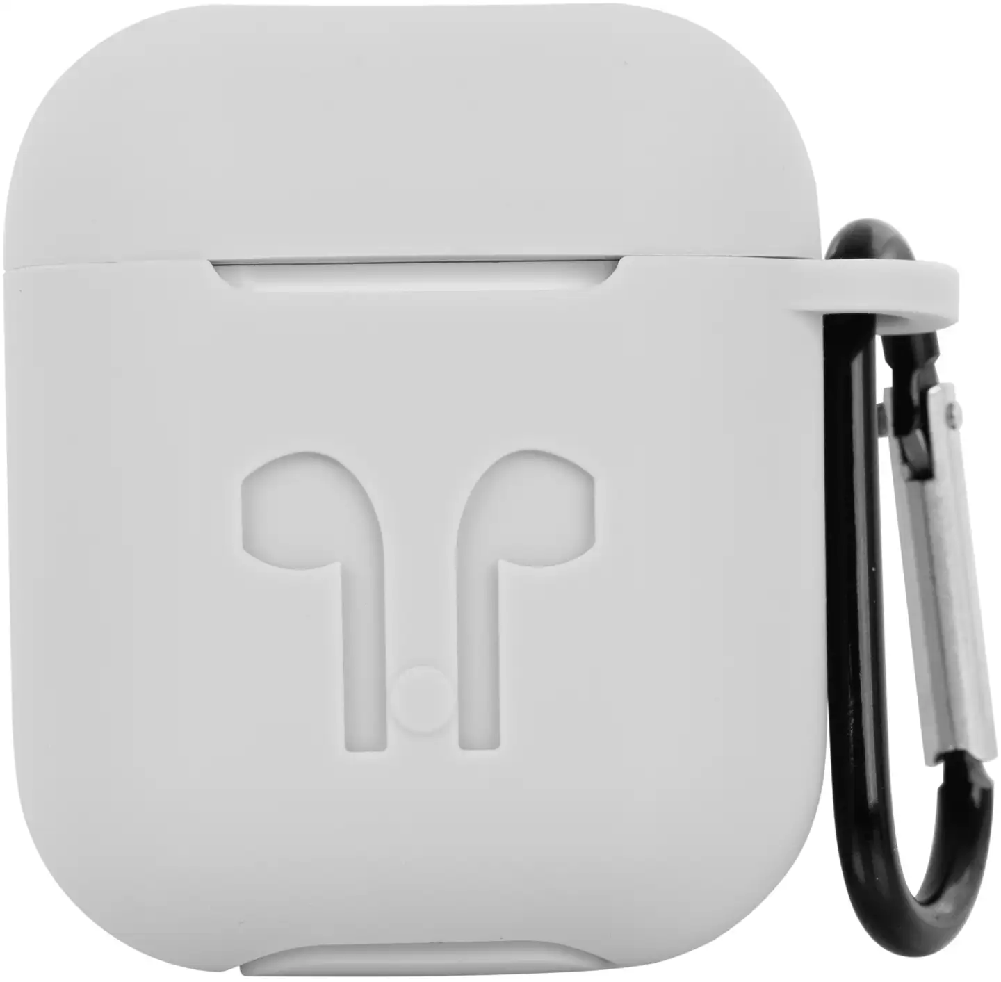 Wave Silikonikuori, Apple AirPods (1. ja 2. sukupolvi), Vaaleanharmaa - 3