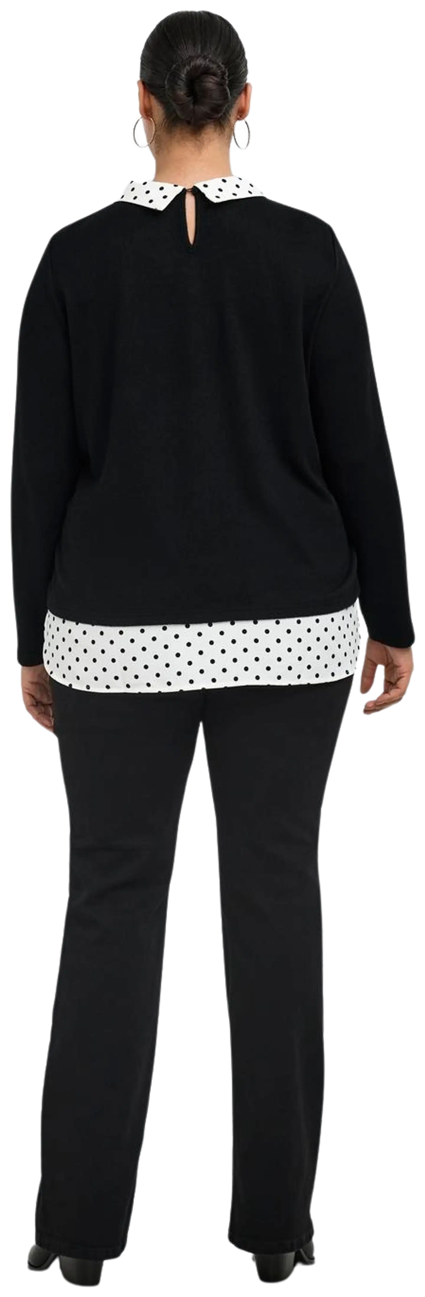 ONLY CARMAKOMA naisten neulepaita Caralba - Black - 7