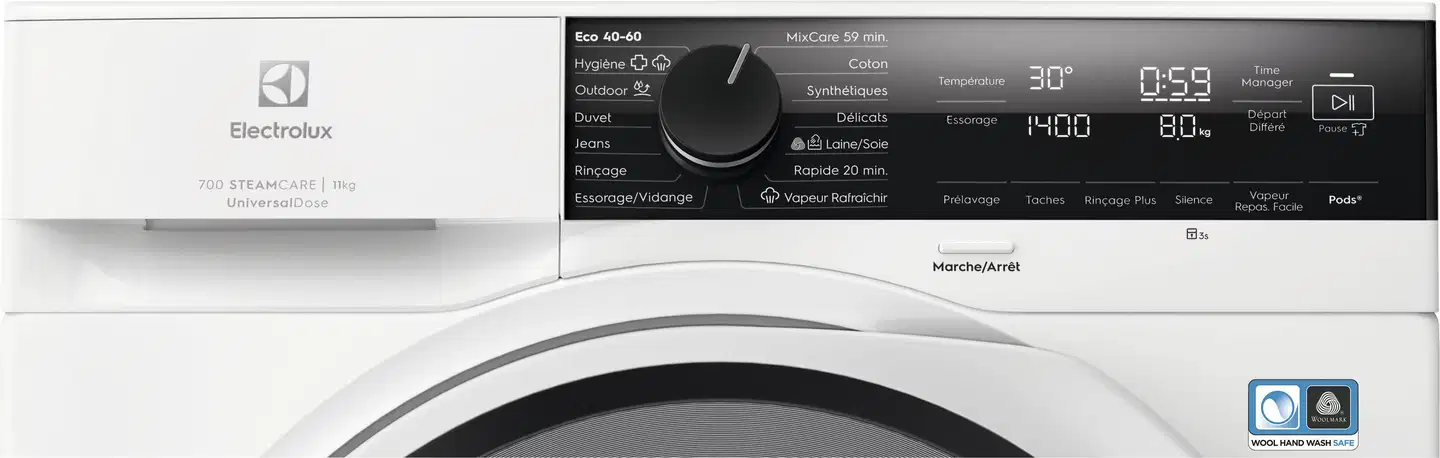 Electrolux edestä täytettävä pyykinpesukone EFI743S14S, 10kg, valkoinen - 2
