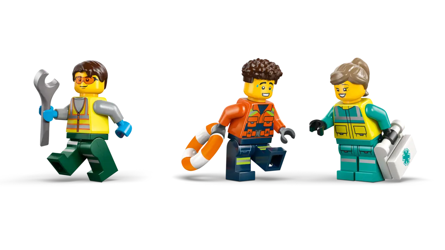 LEGO® City Great Vehicles 60505 Lentokone, huoltoauto ja ilmatyynyalus - 13