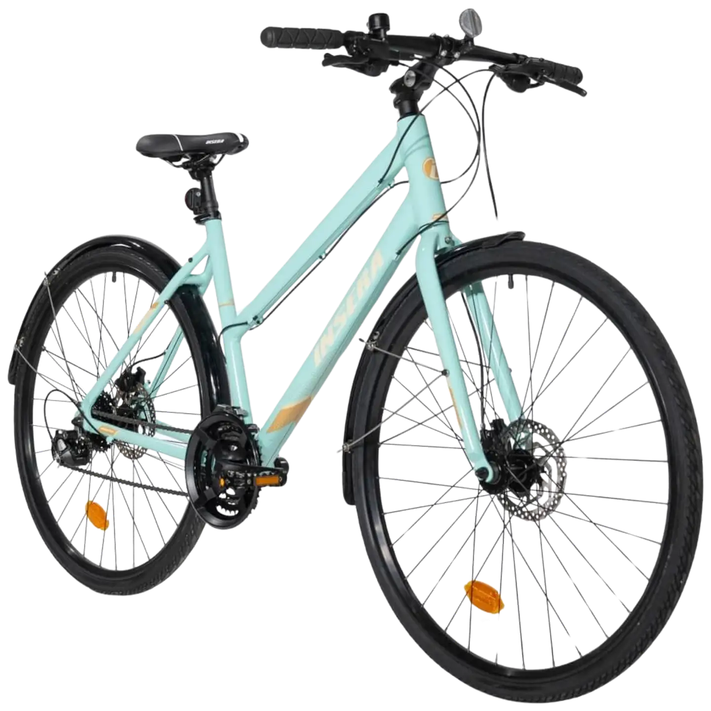 Insera Reflex 28" retkipyörä 24-vaihdetta runko 48 cm pastellin sininen - 2