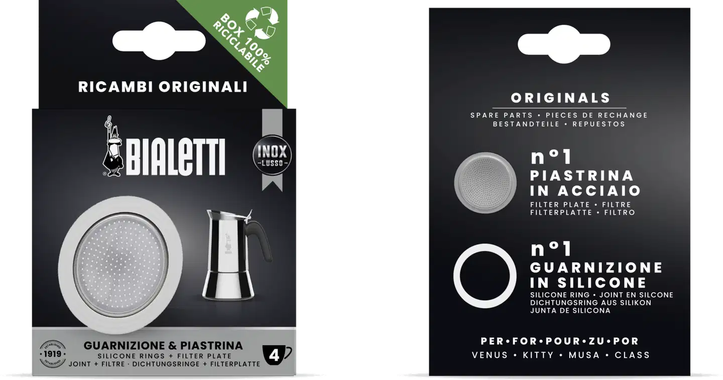 Bialetti Tiiviste ja filtteri 4 k, Venus ja Musa