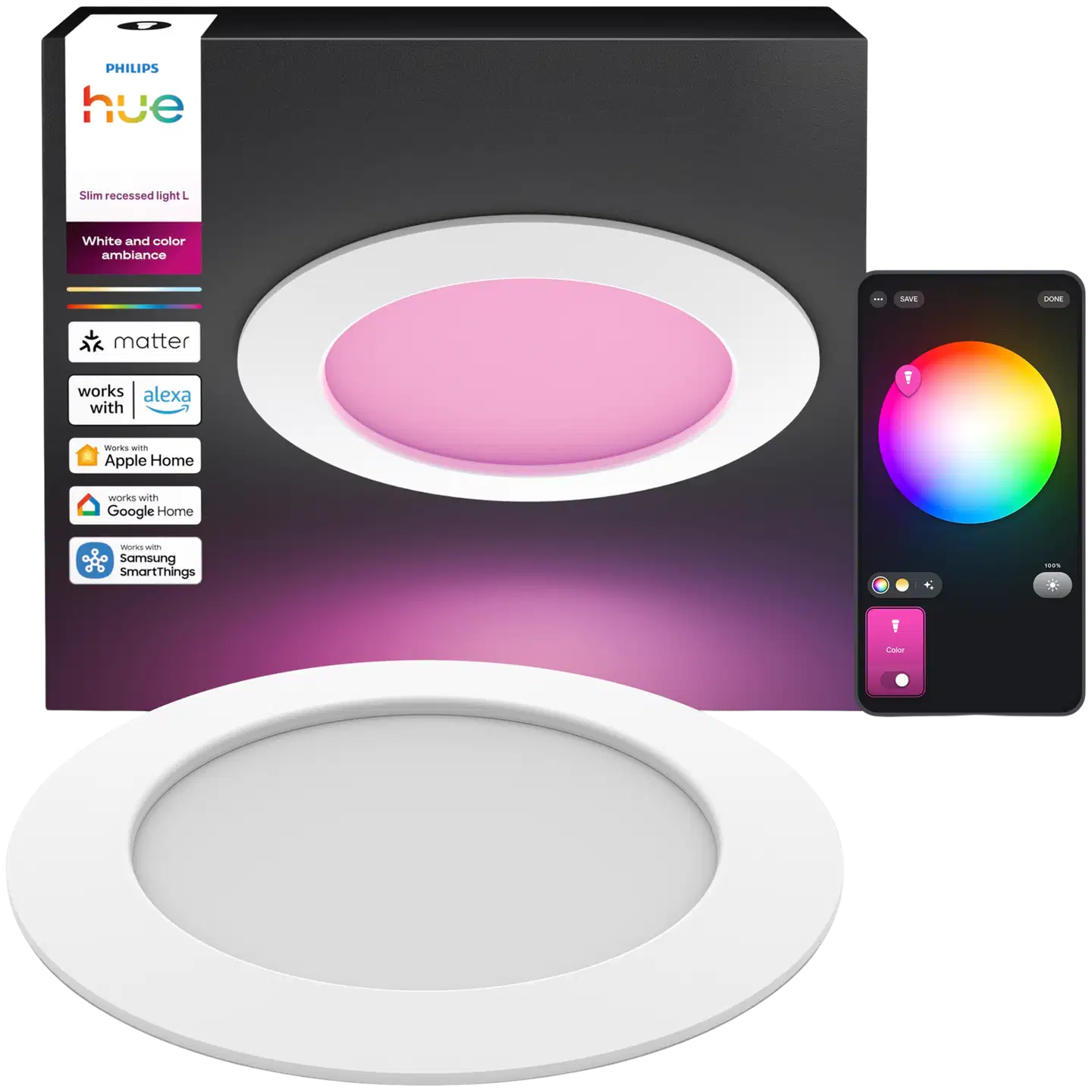 Philips Hue alasvalo 170mm valkoinen - 1