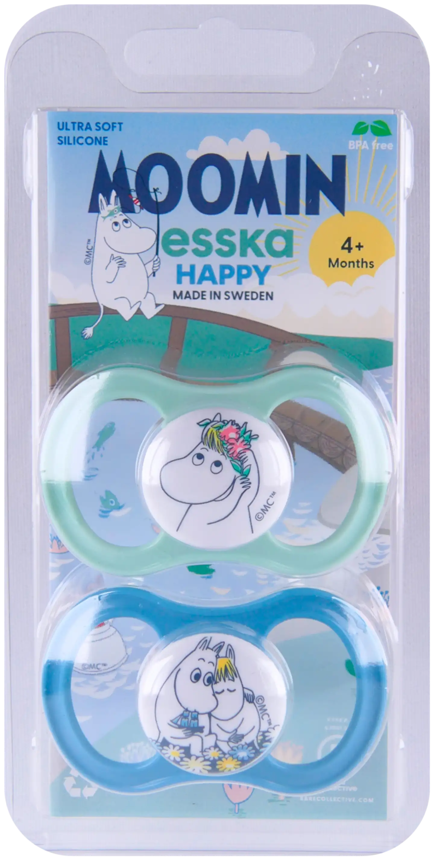 Esska happy muumi tutti 4-36m 2pcs - 2