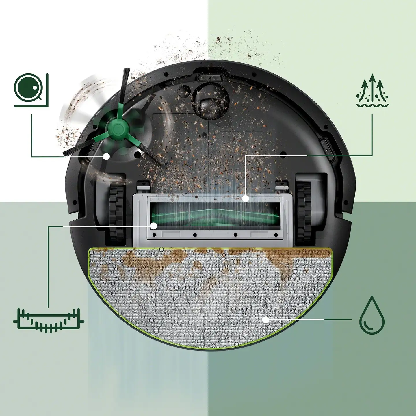 Roomba 105 Combo -musta - 3