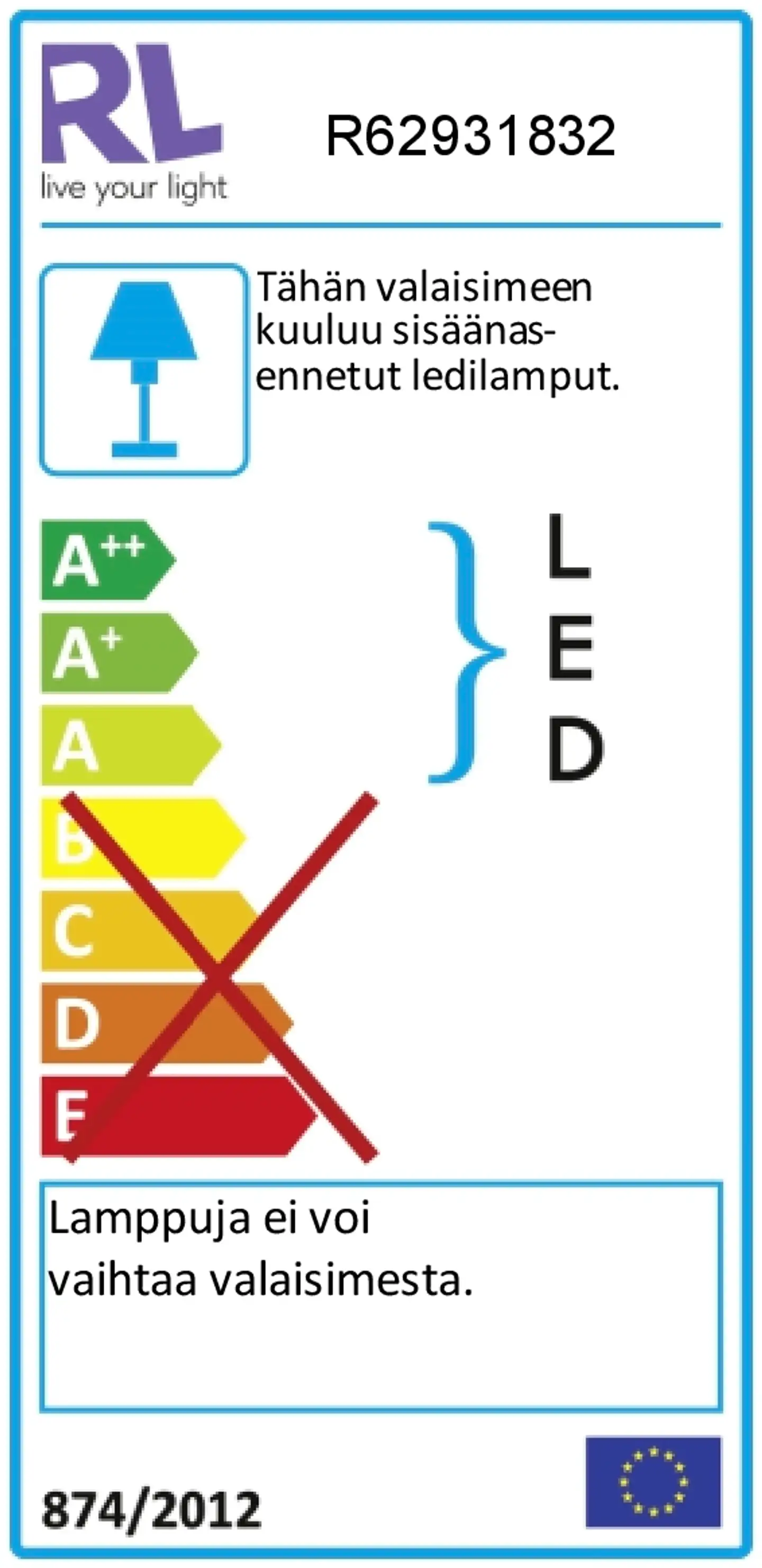 Trio LED-plafondi Camillus 30x30 cm IP44 musta - 2