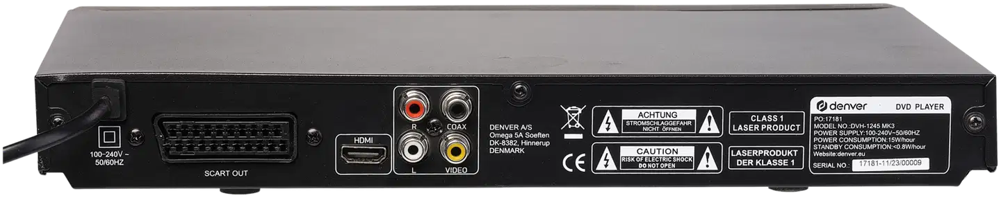 Denver DVD soitin DVH-1245MK3 - 3