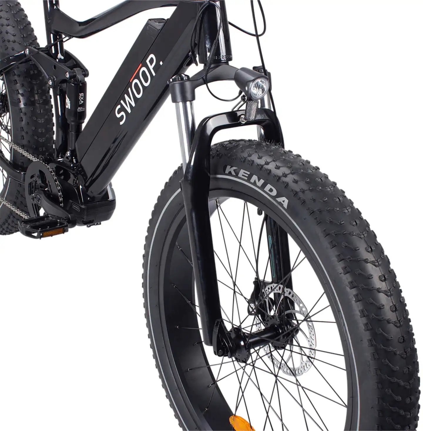 Swoop sähköfatbike Ranger 26" 7-vaihdetta musta - 5
