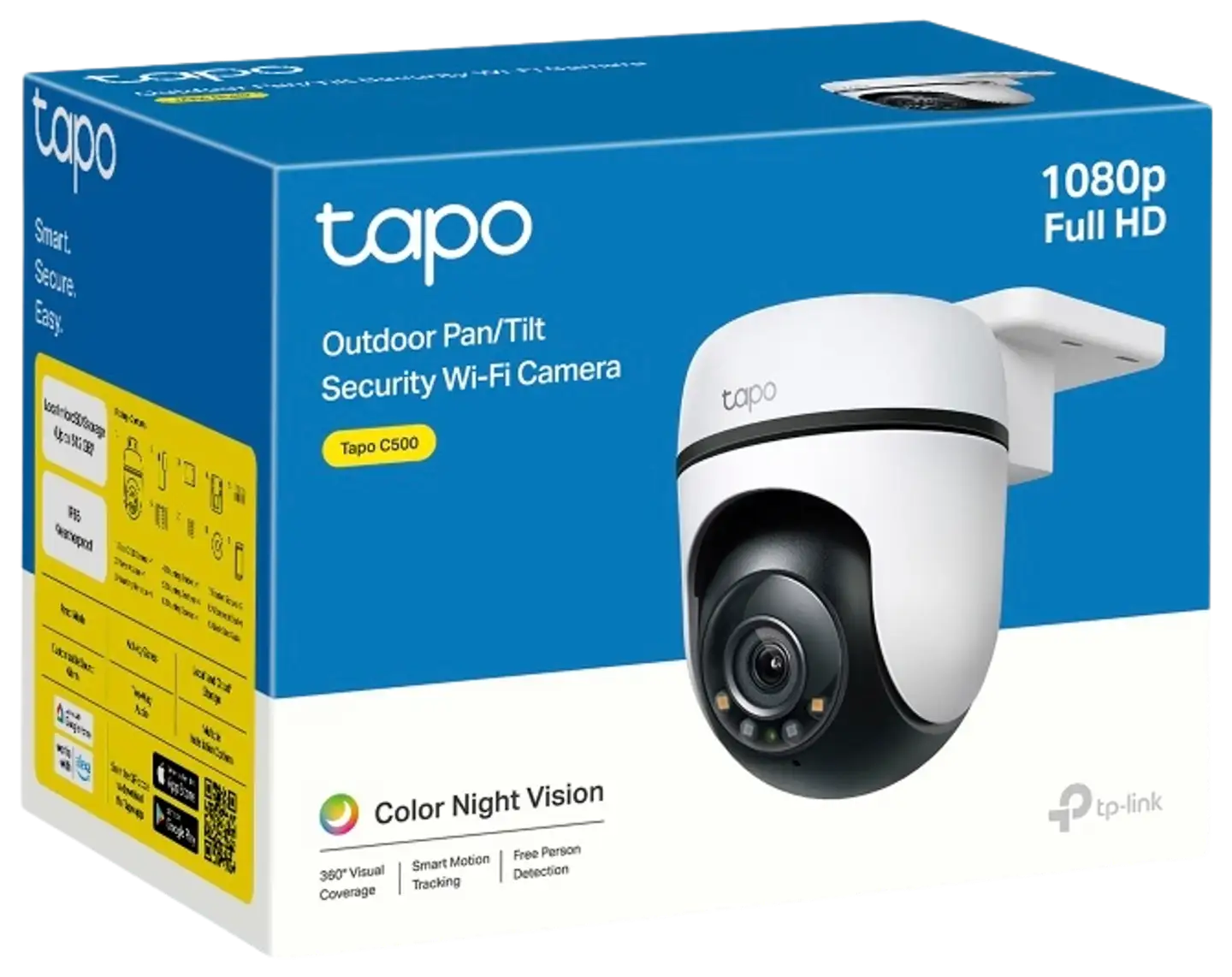 TP-Link Tapo C500 PAN/TILT -valvontakamera ulkokäyttöön - 5