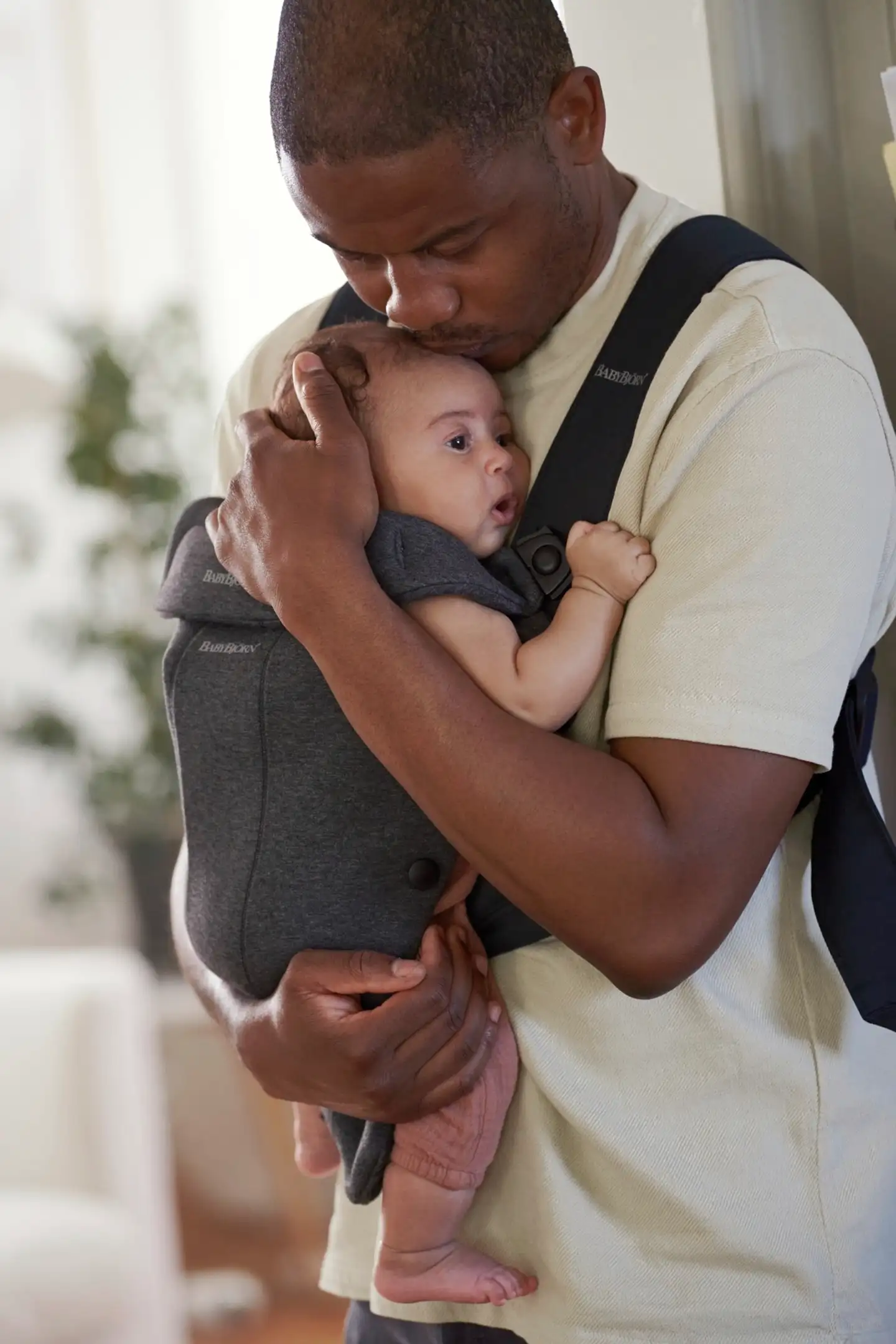 BabyBjörn vauvan kantoreppu mini - 3d jersey, hiilenharmaa - 2