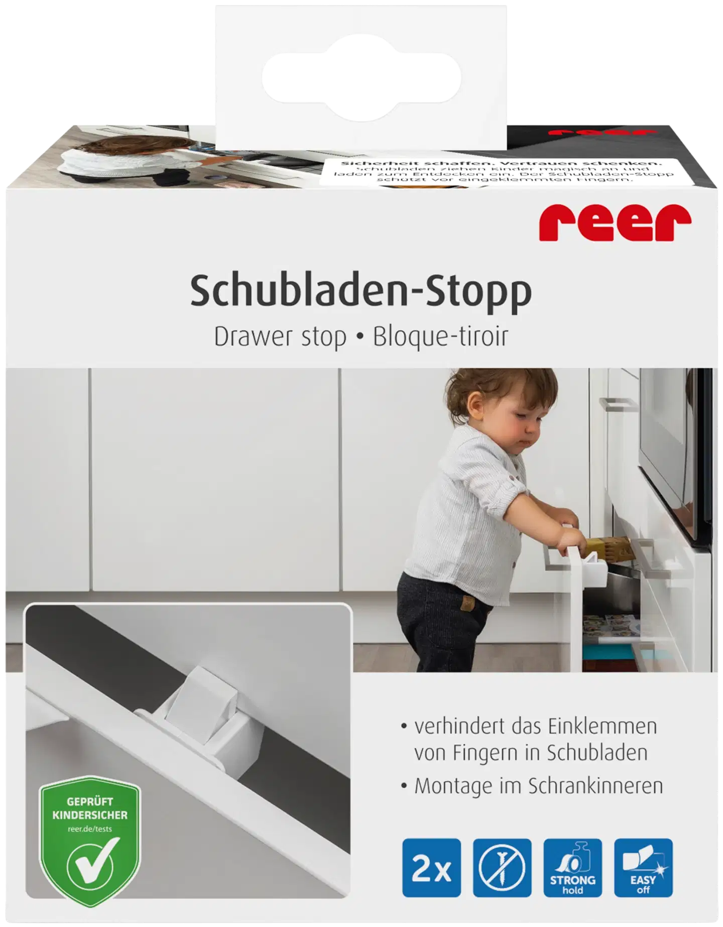 Reer vetolaatikon ovistoppari 2kpl - 3